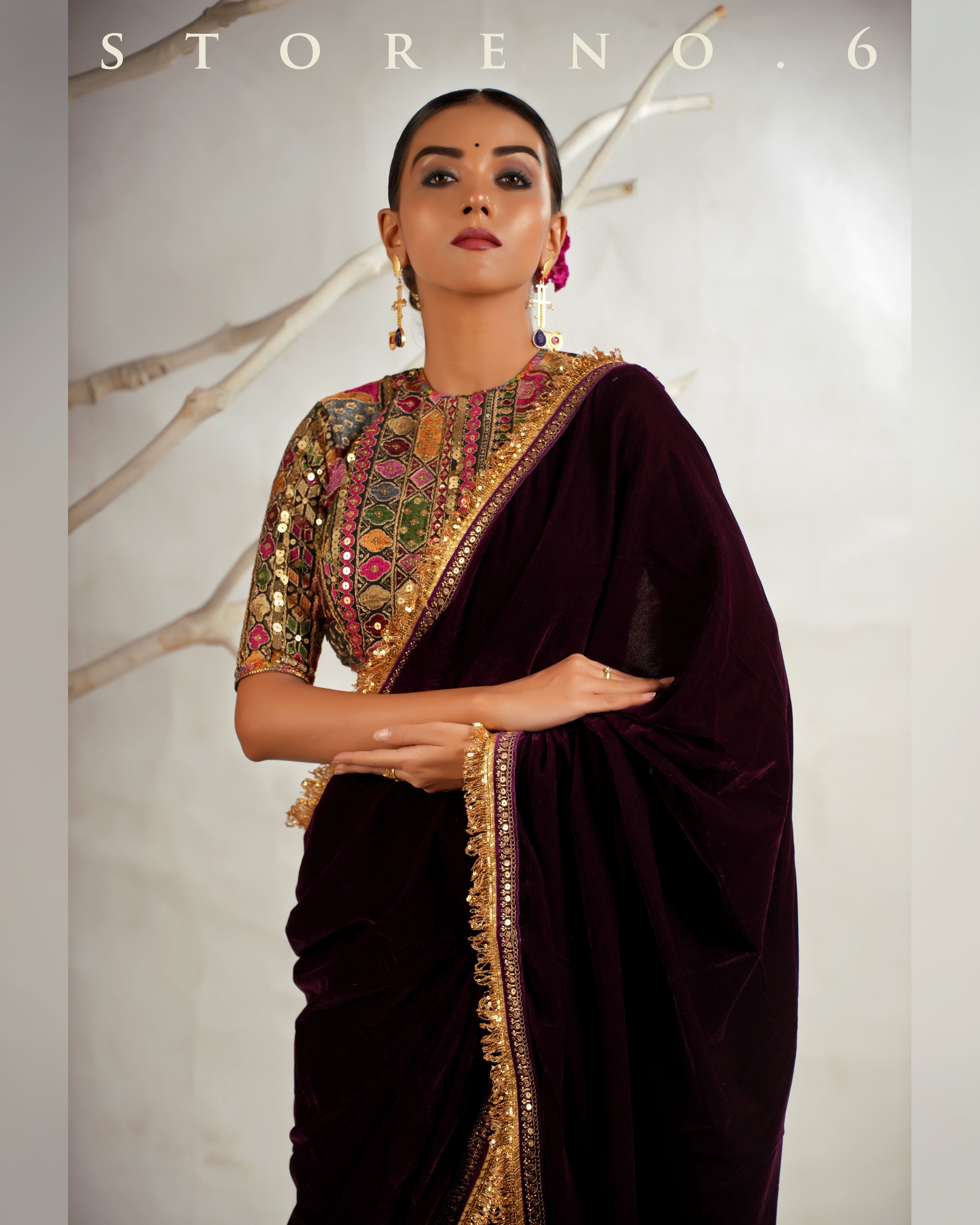 THE WINE WONDER SAREE