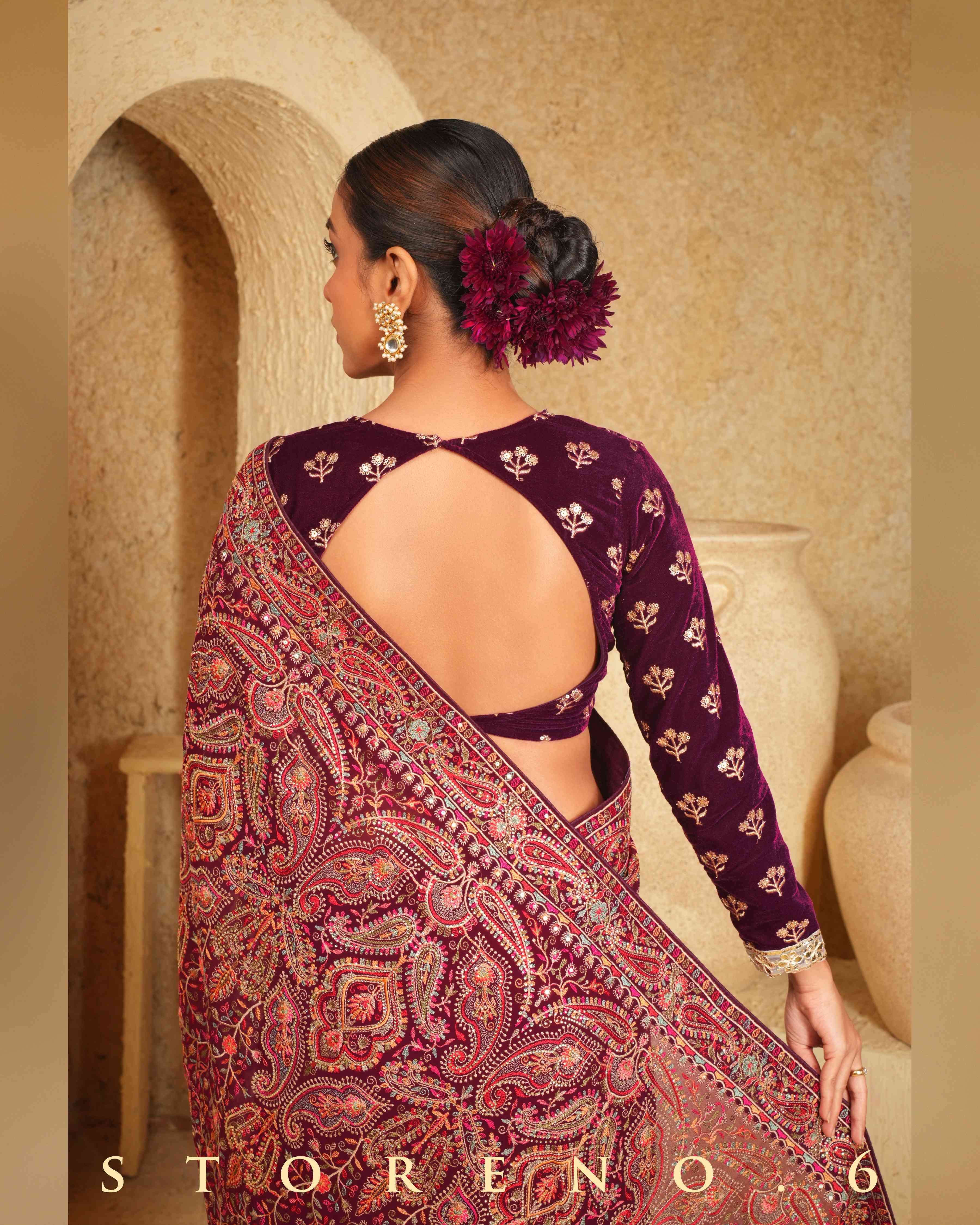 GARNET GLORY SAREE