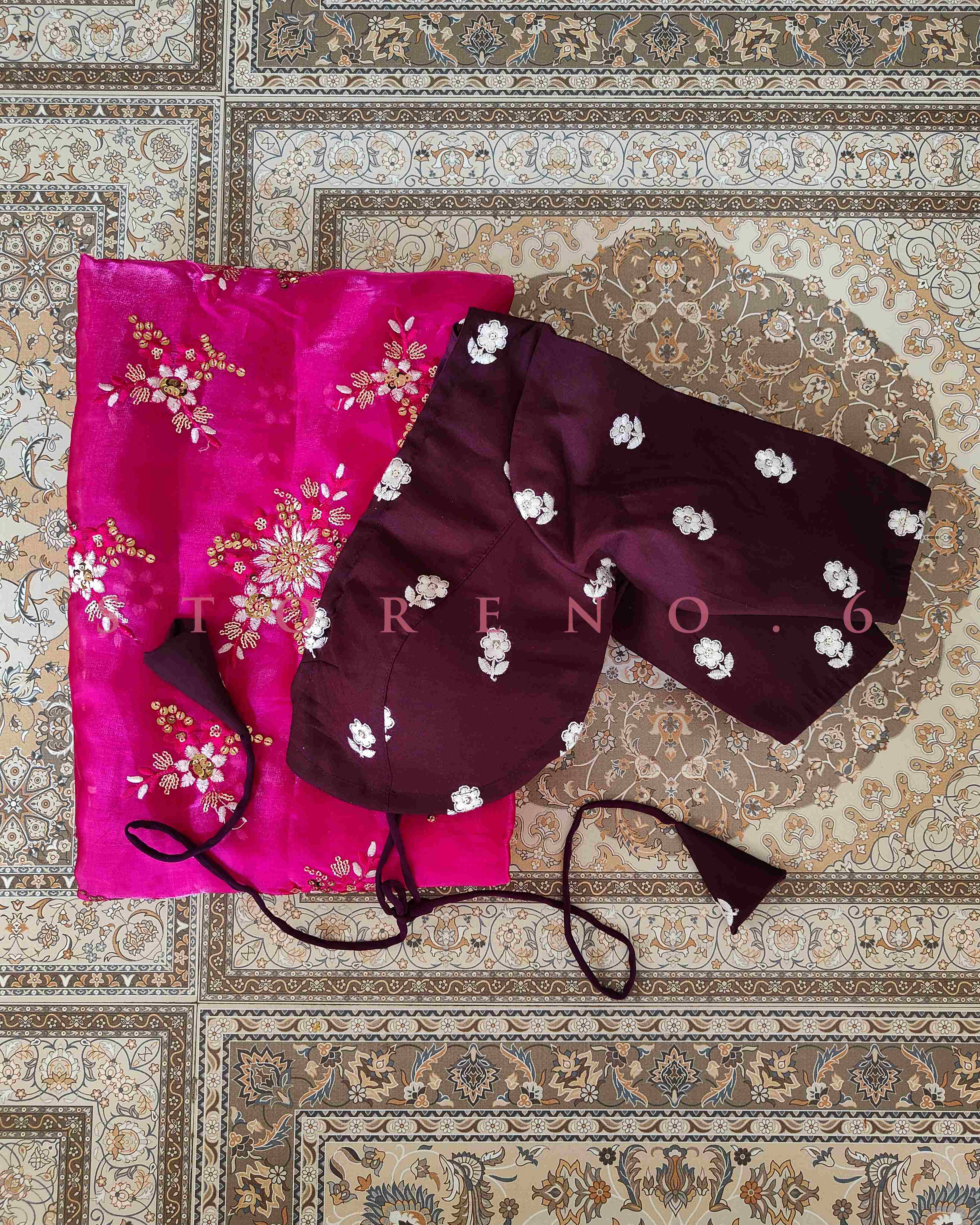 ROSA SAREE AND BLOUSE SET