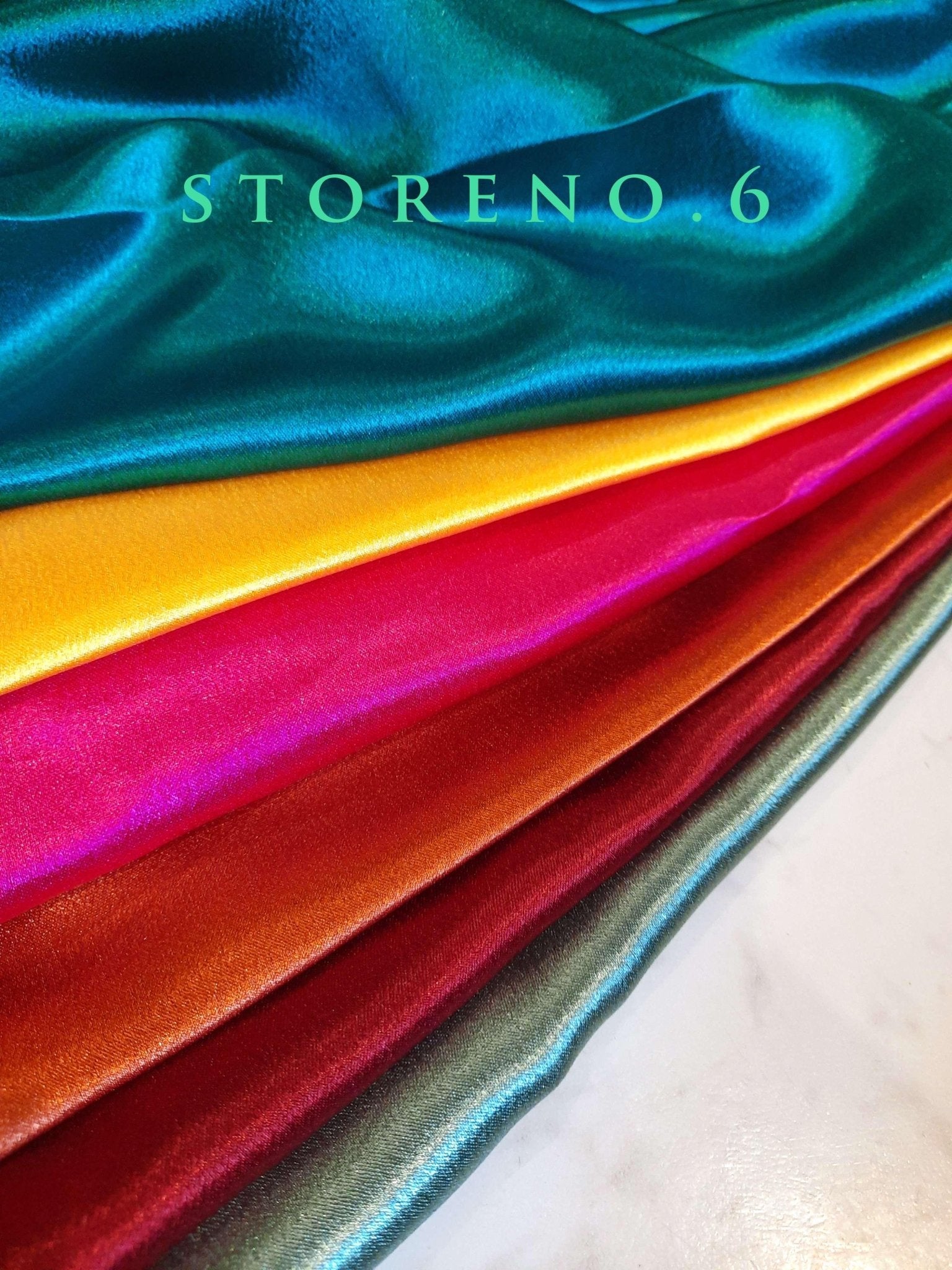 RAINBOW SATIN SAREE