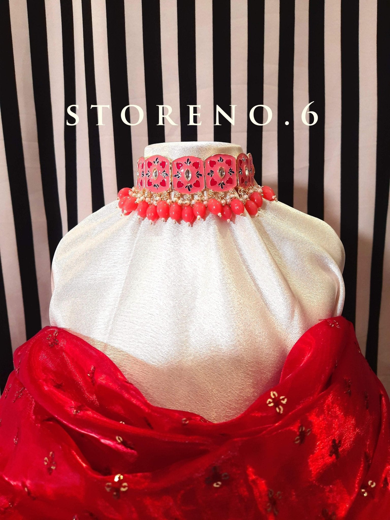 ROUGE PINK DOROTHY CHOKER