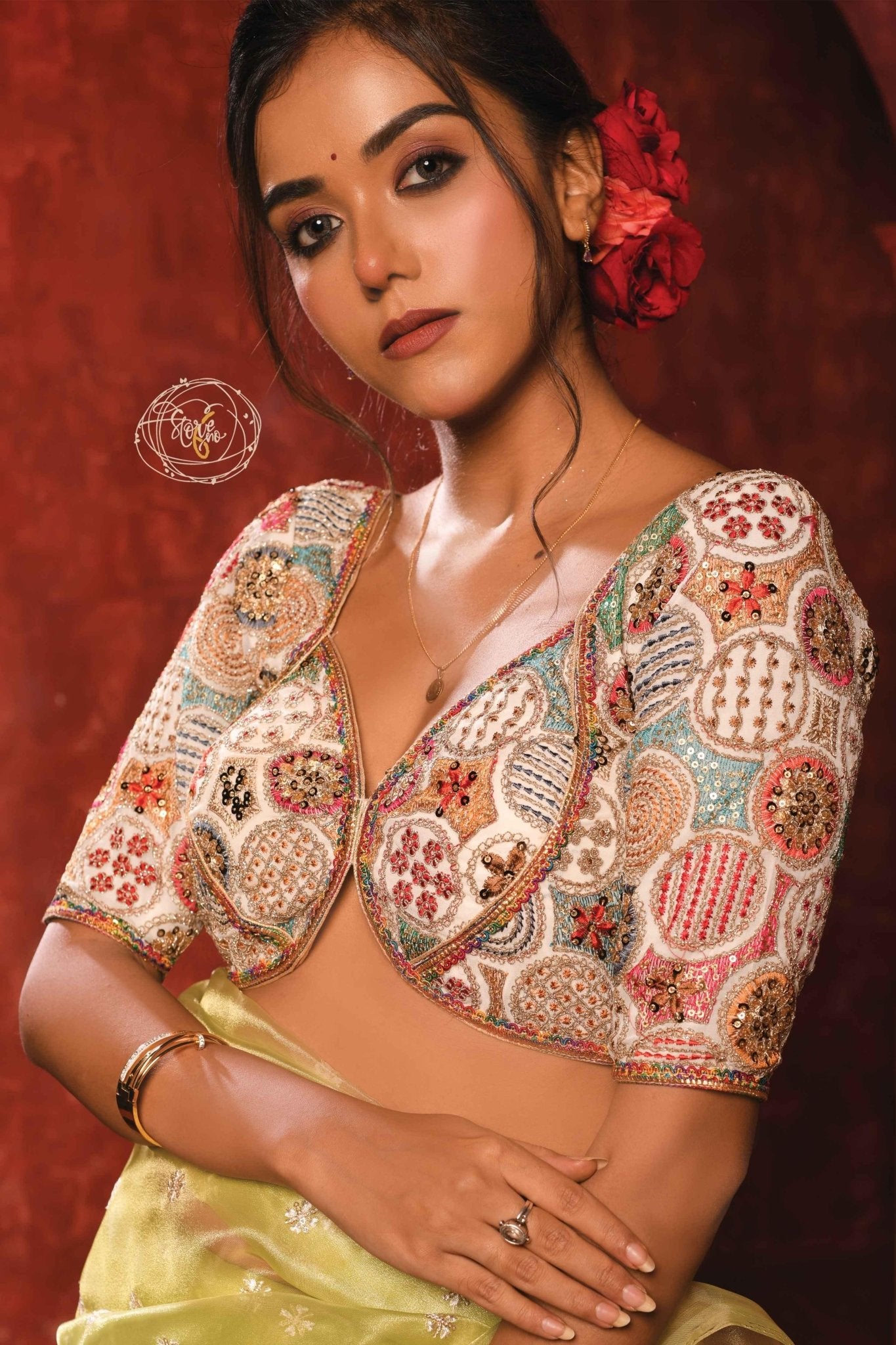 BAAHAR-E-KAFOORI BLOUSE