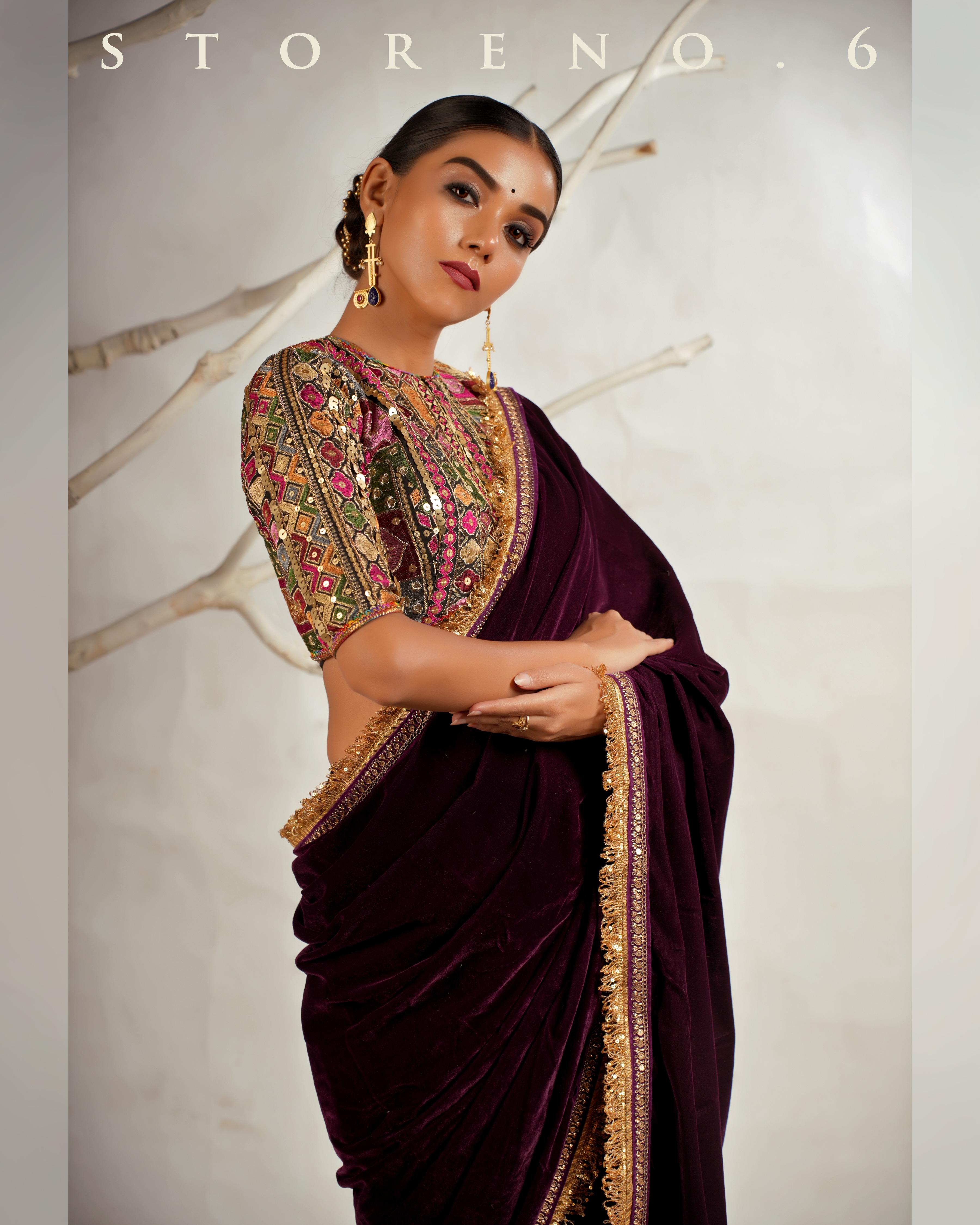 THE WINE WONDER SAREE