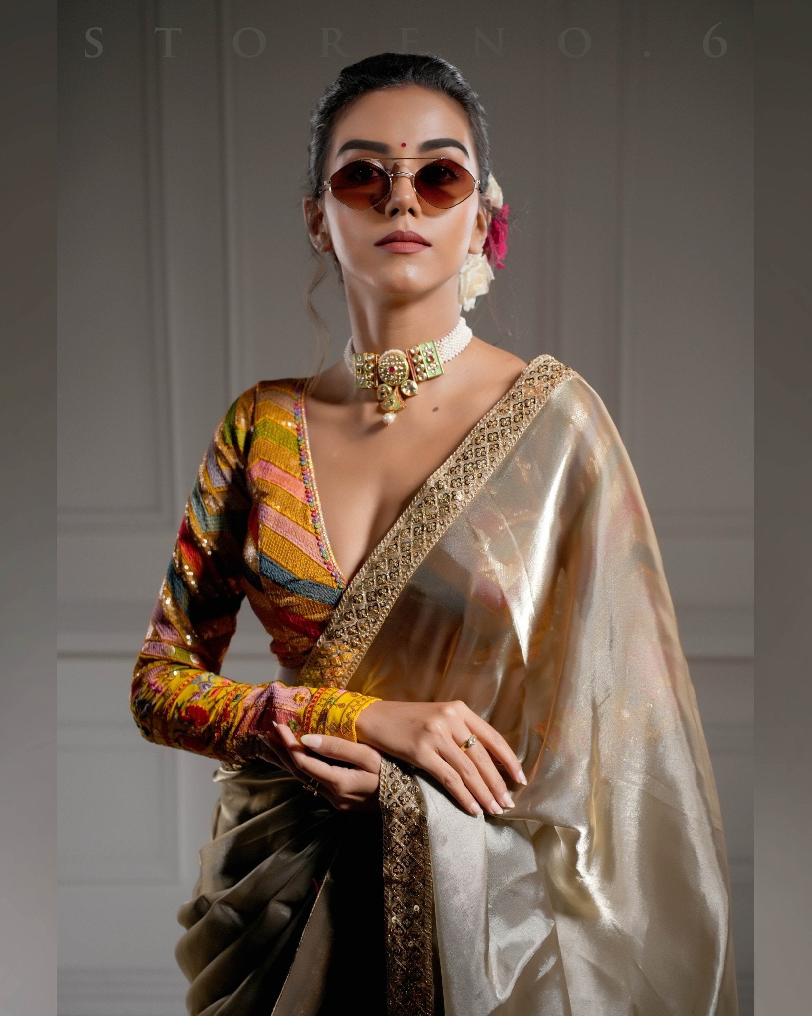 NOOR-E-SONA-Y SAREE