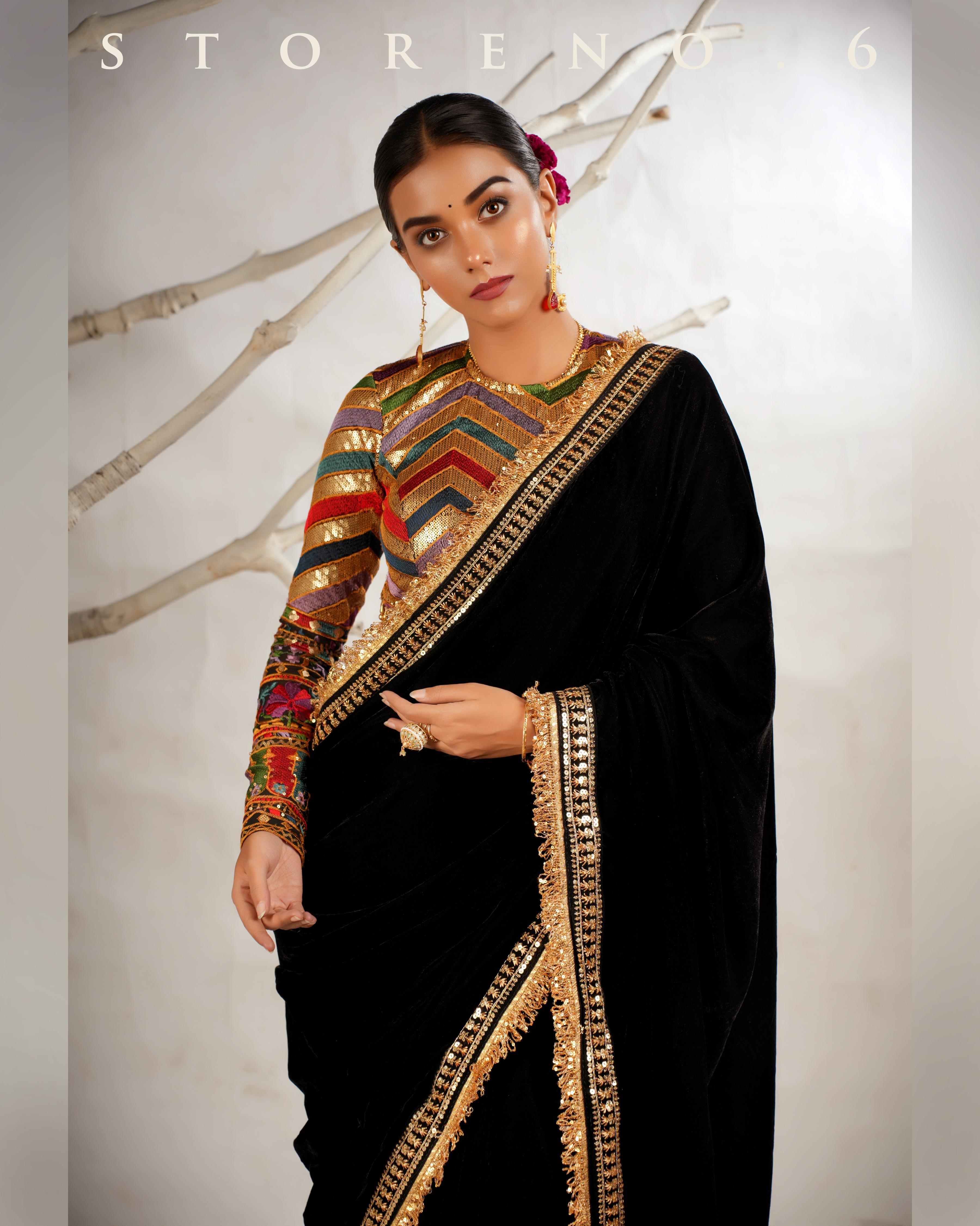 THE DARK DARLING SAREE