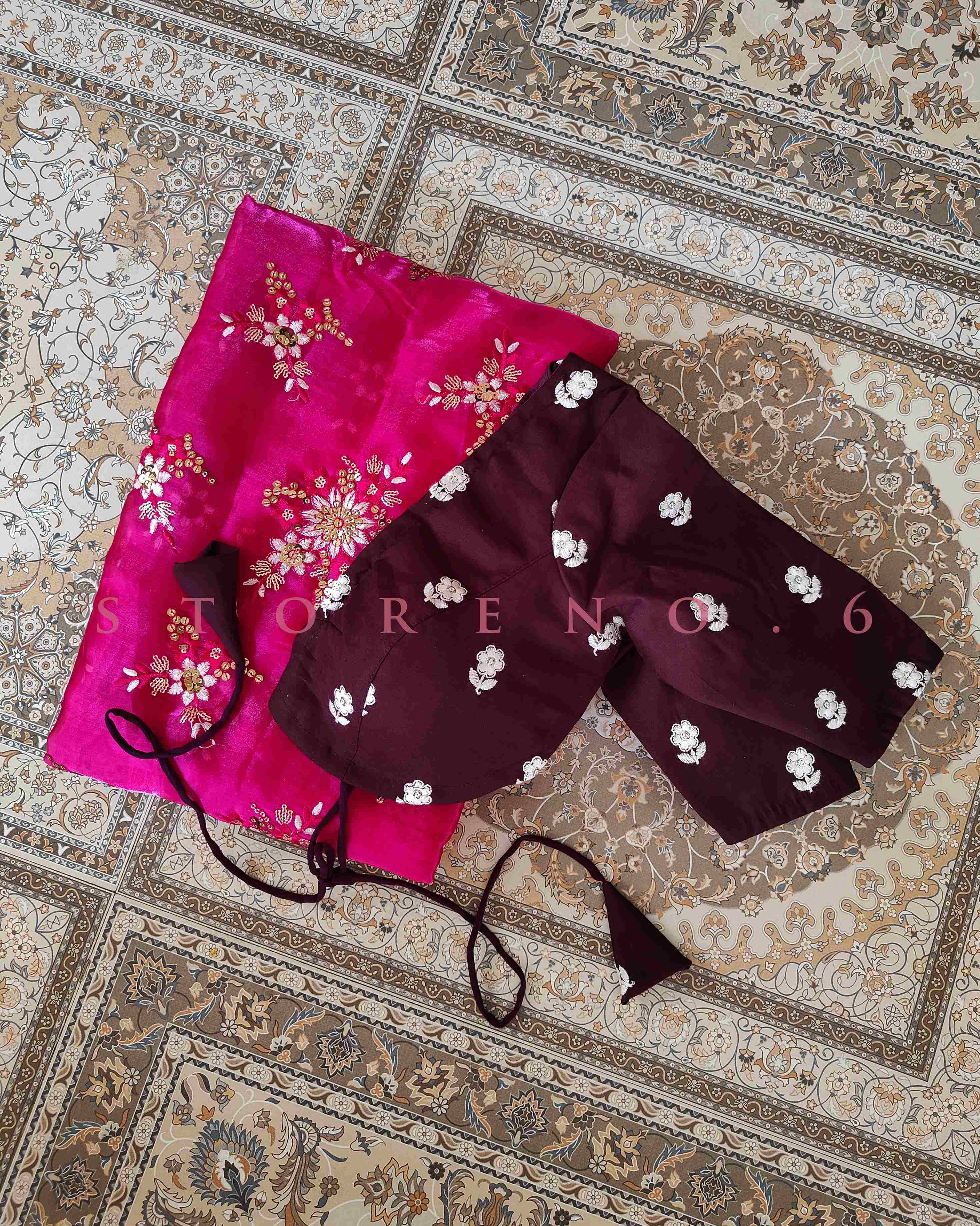 ROSA SAREE AND BLOUSE SET