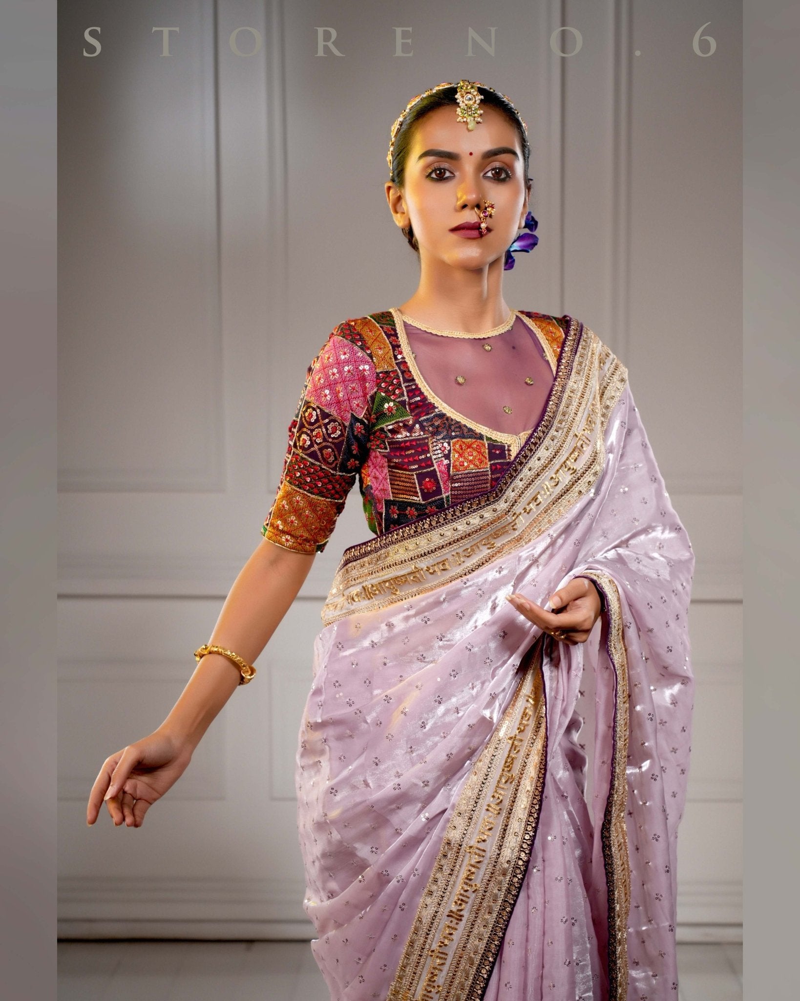 ROYAL BLUSH QUEEN SAREE