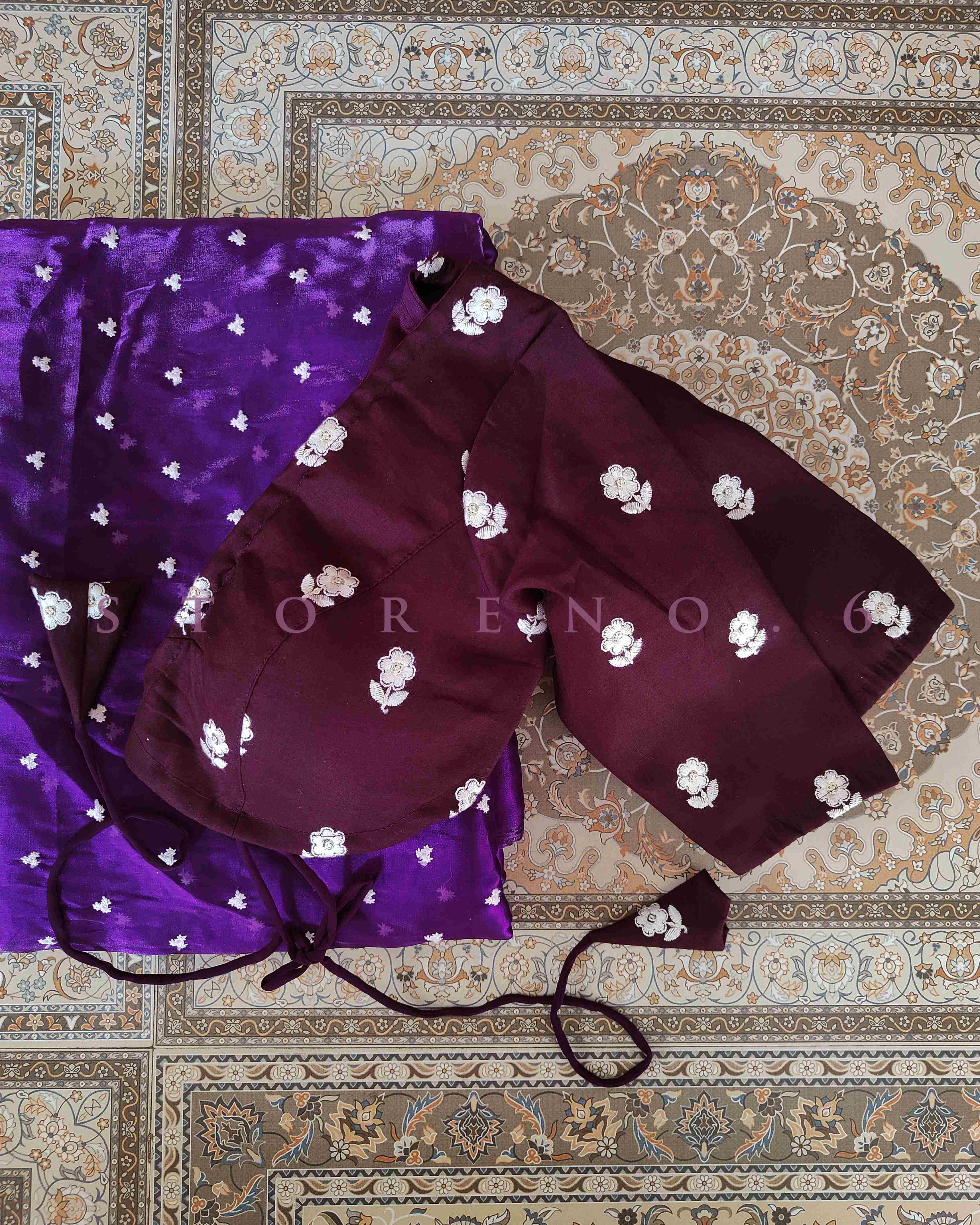 AISHA SAREE AND BLOUSE SET