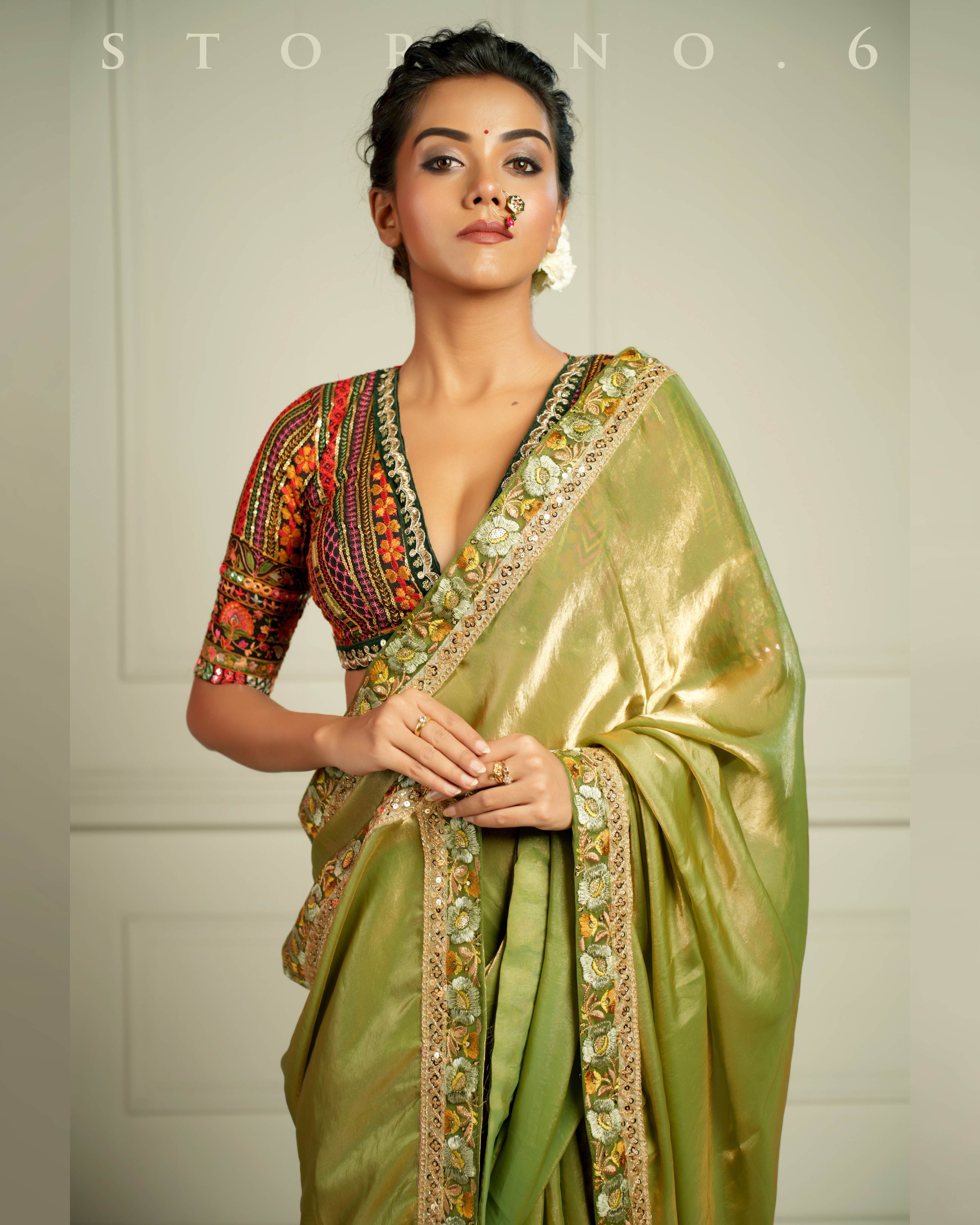 THE IMPERIAL MEADOW WHISPER SAREE