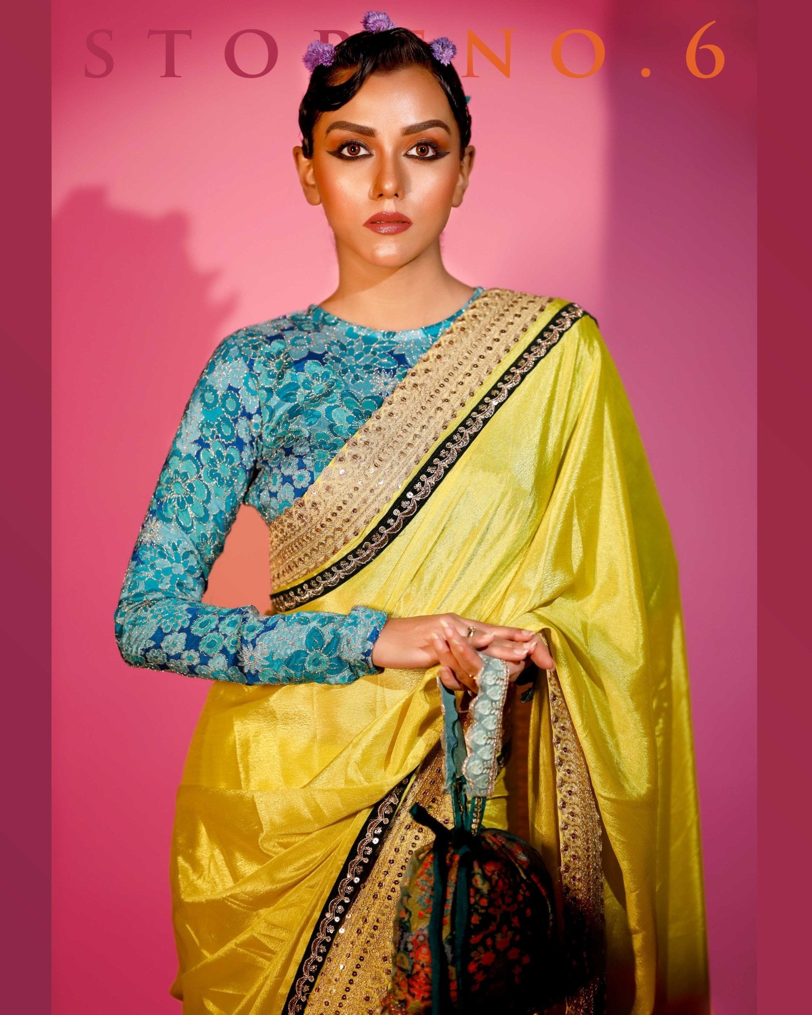 NEON NIRVANA READY-TO-WEAR SAREE