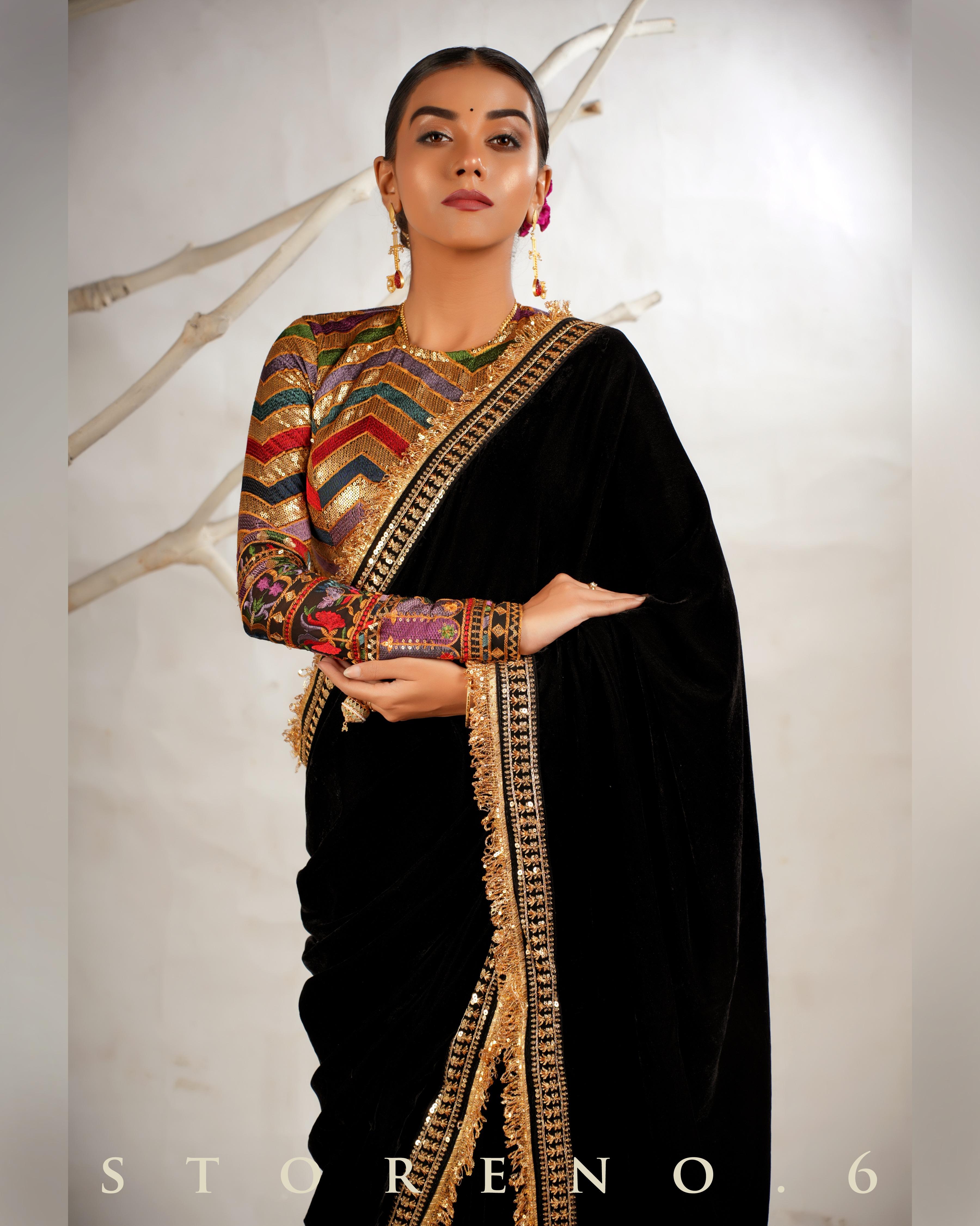 THE DARK DARLING SAREE