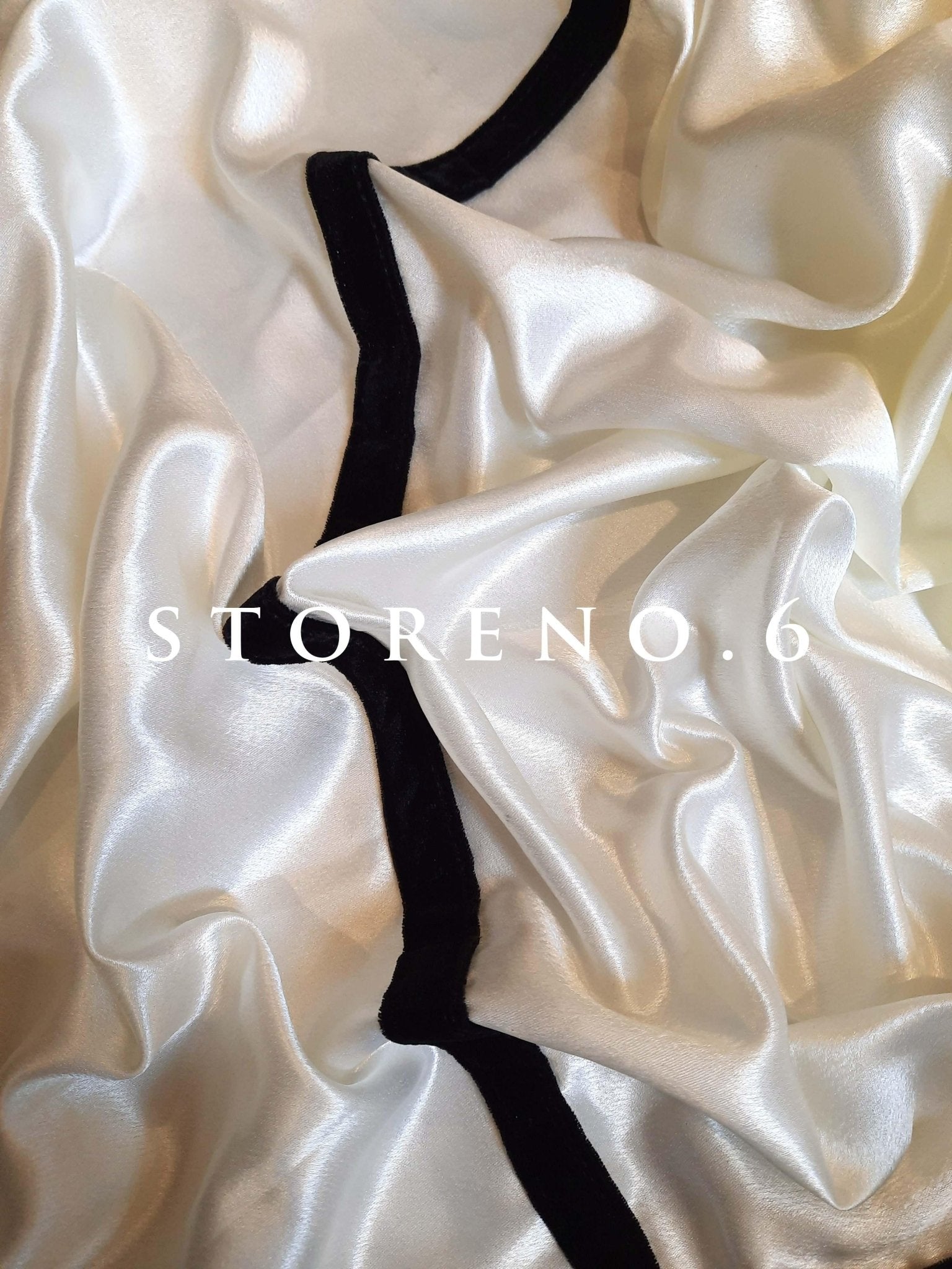 IVORY CREAM SATIN SAREE