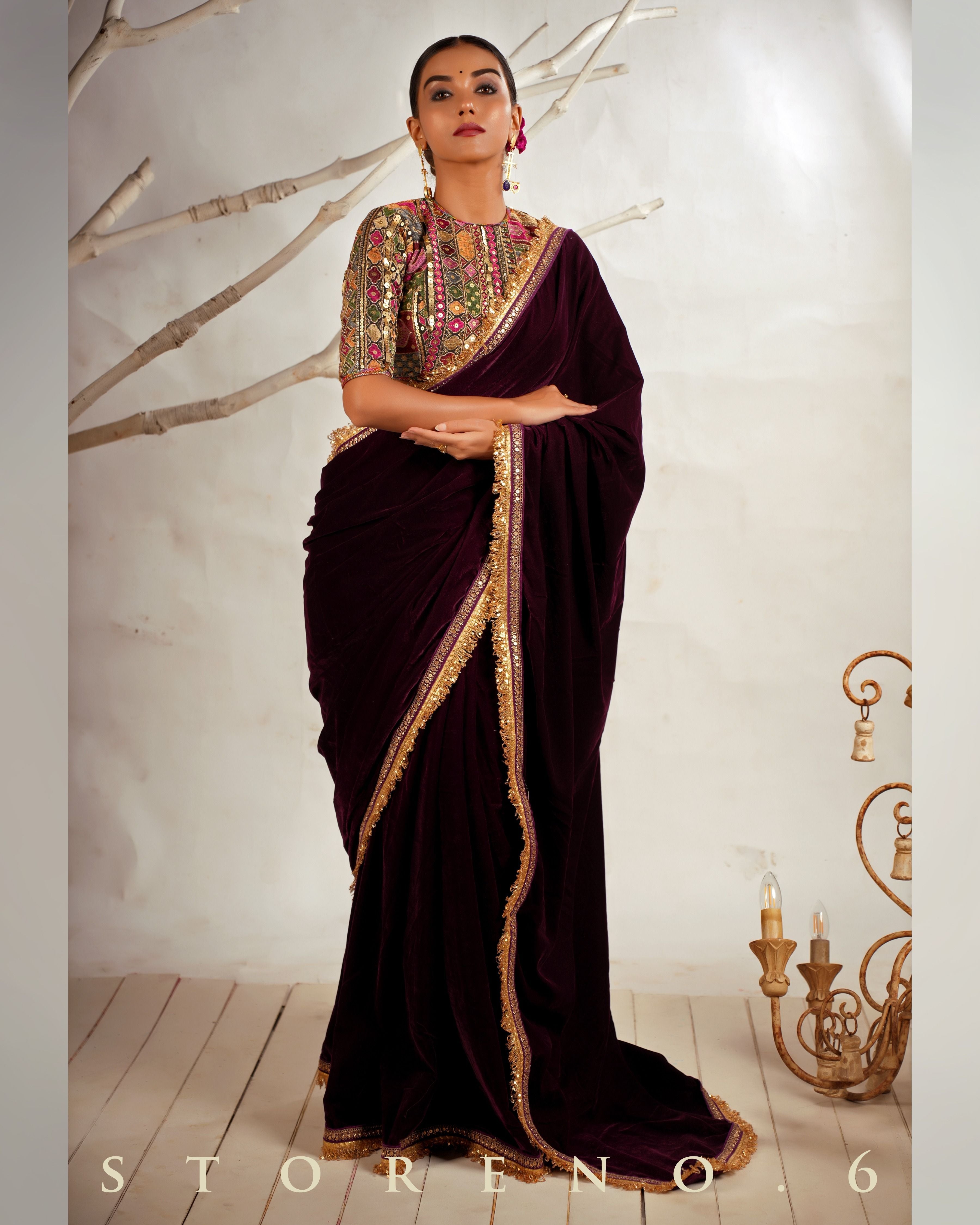 THE WINE WONDER SAREE