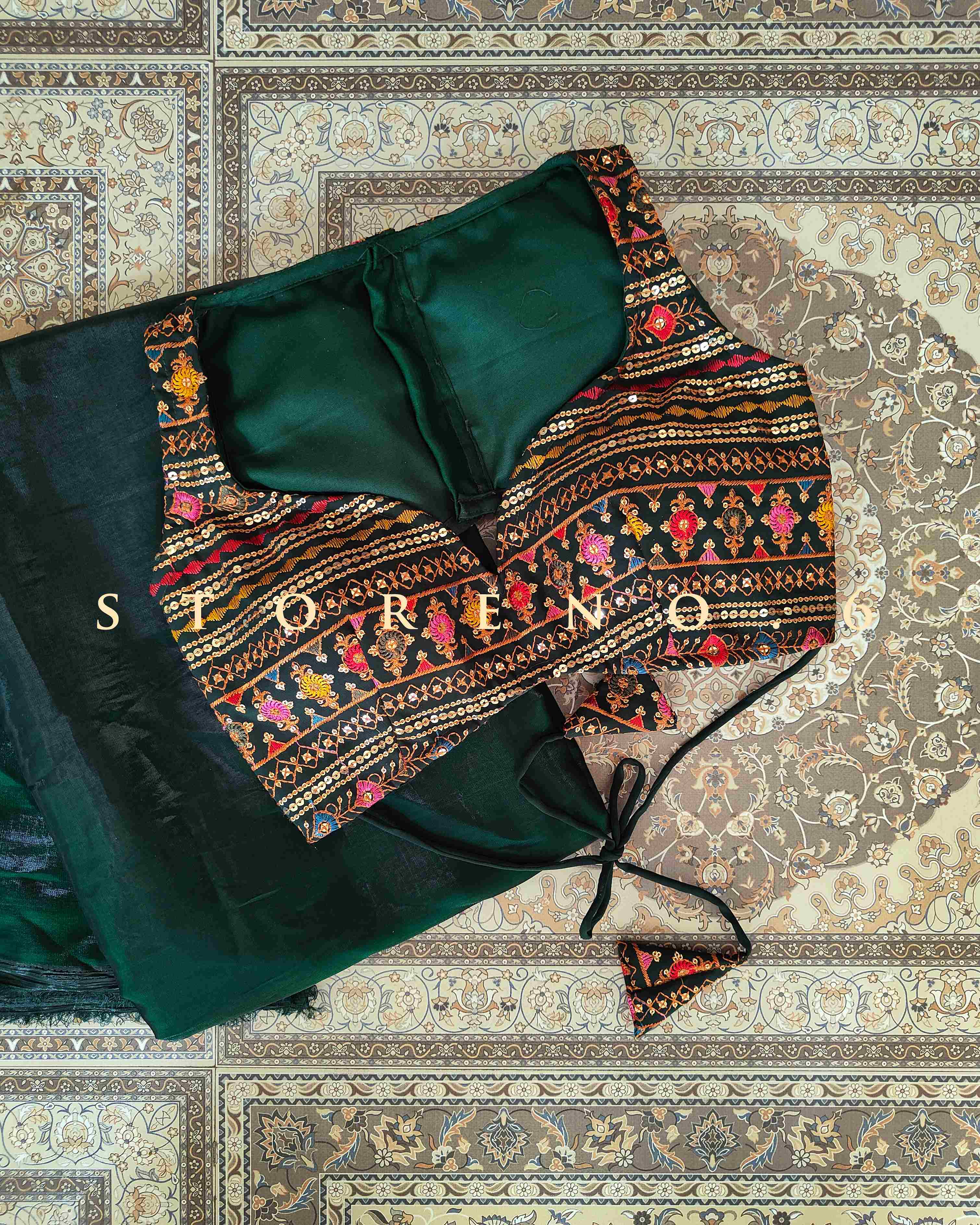 SEHER SAREE AND BLOUSE SET