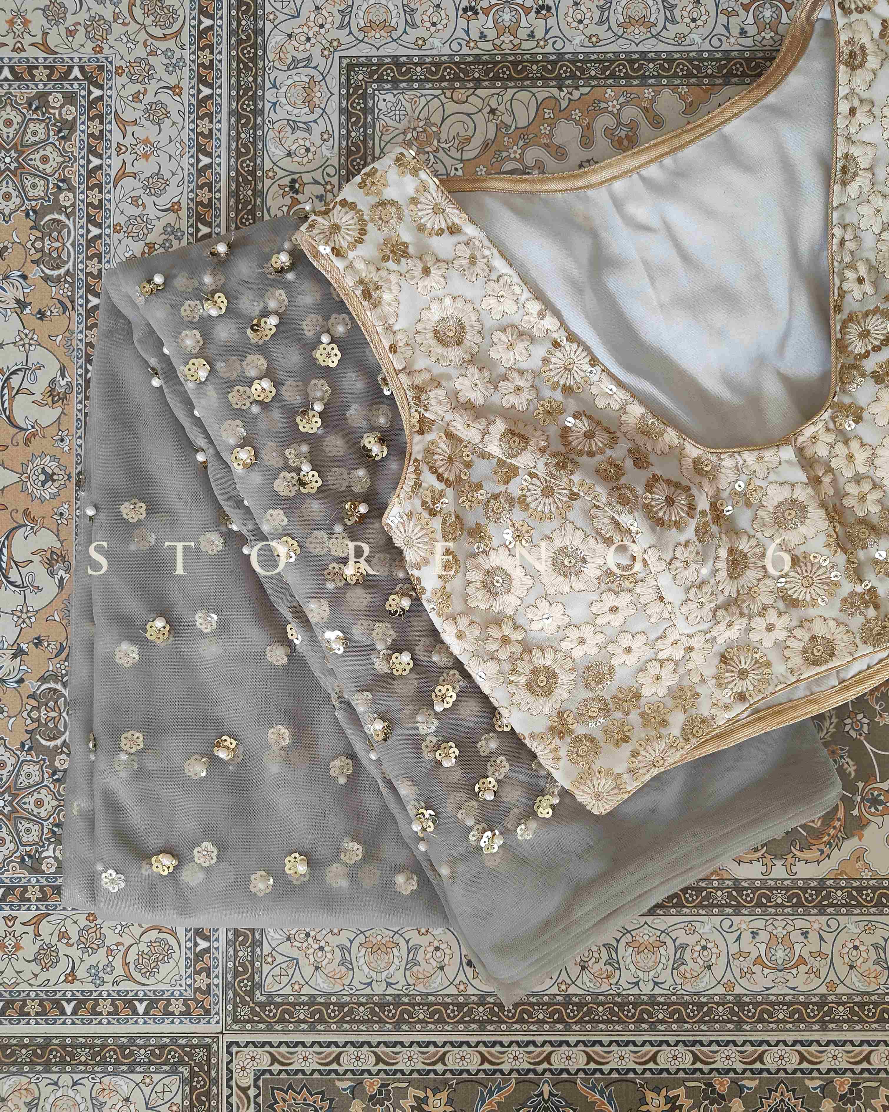 KHUSHI SAREE AND BLOUSE SET