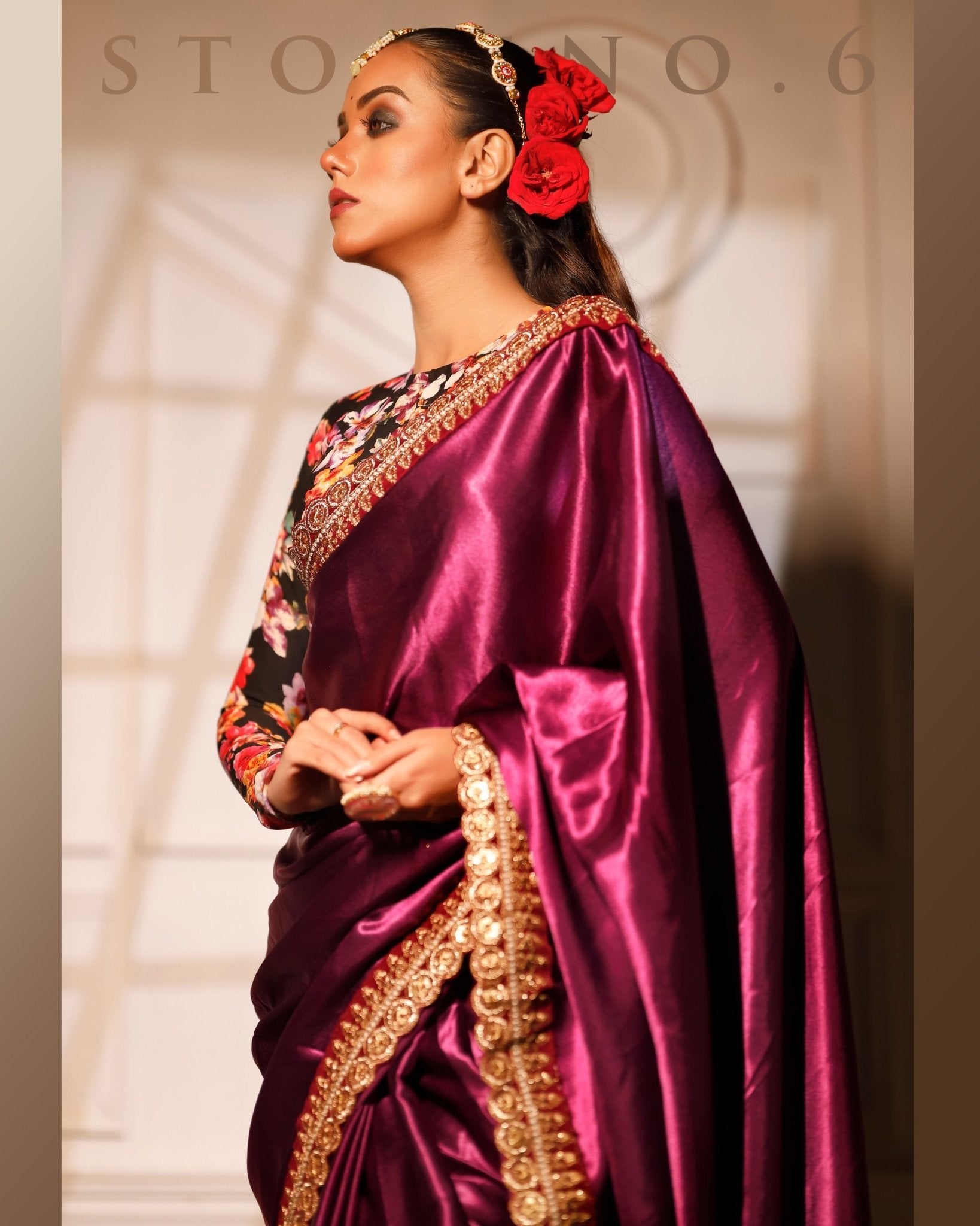 MAGICAL MULBERRY READY-TO-WEAR SAREE