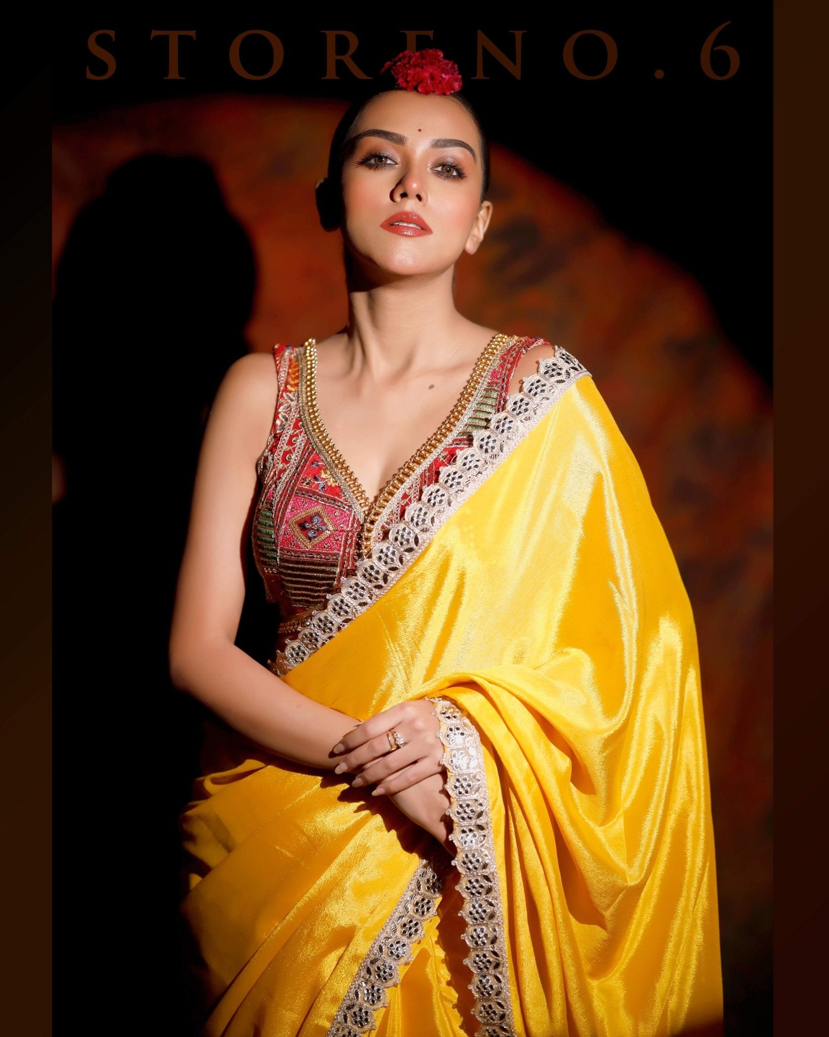 SCENIC SUNRISE READY-TO-WEAR SAREE AND BLOUSE SET