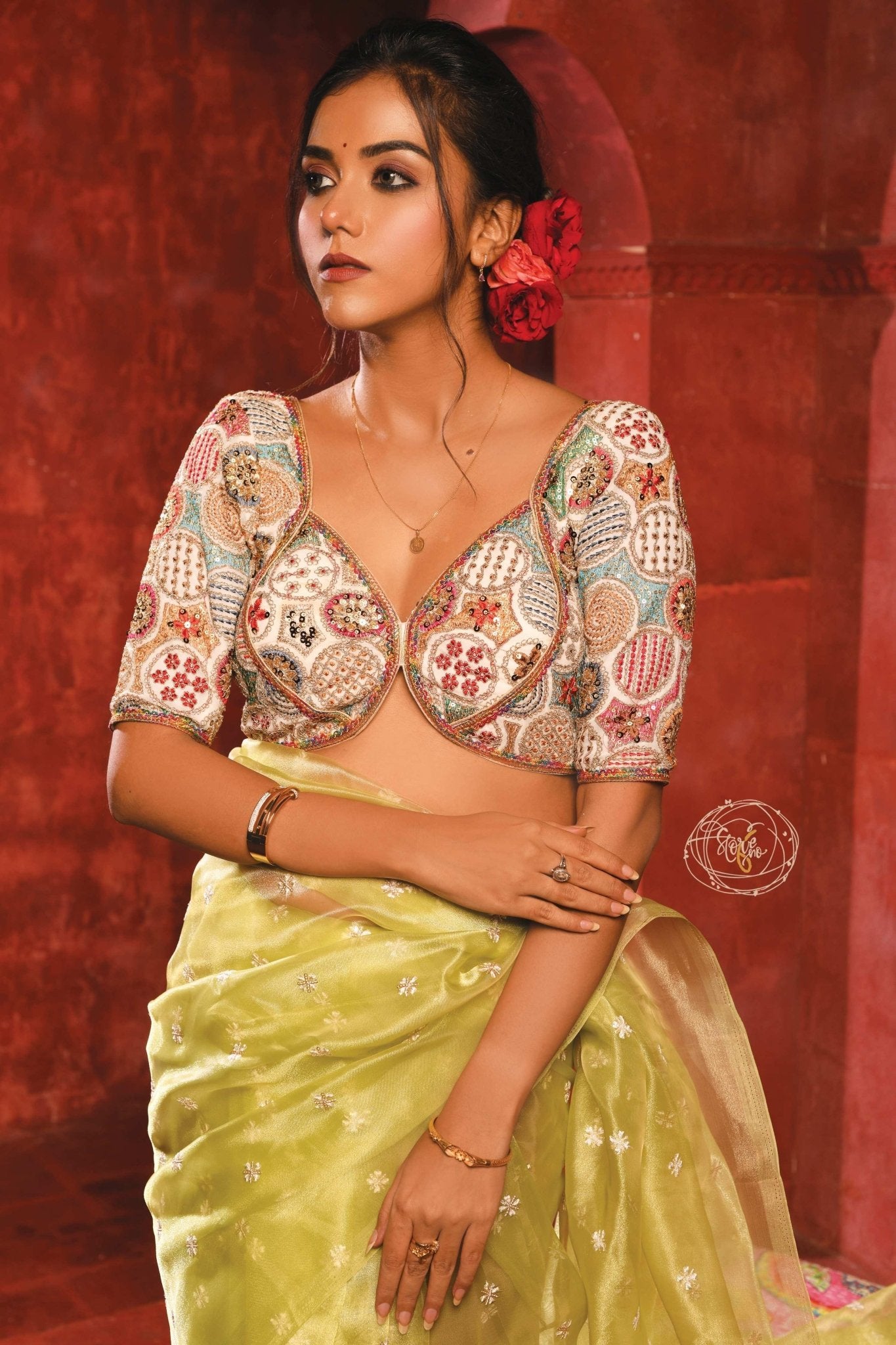 BAAHAR-E-KAFOORI BLOUSE