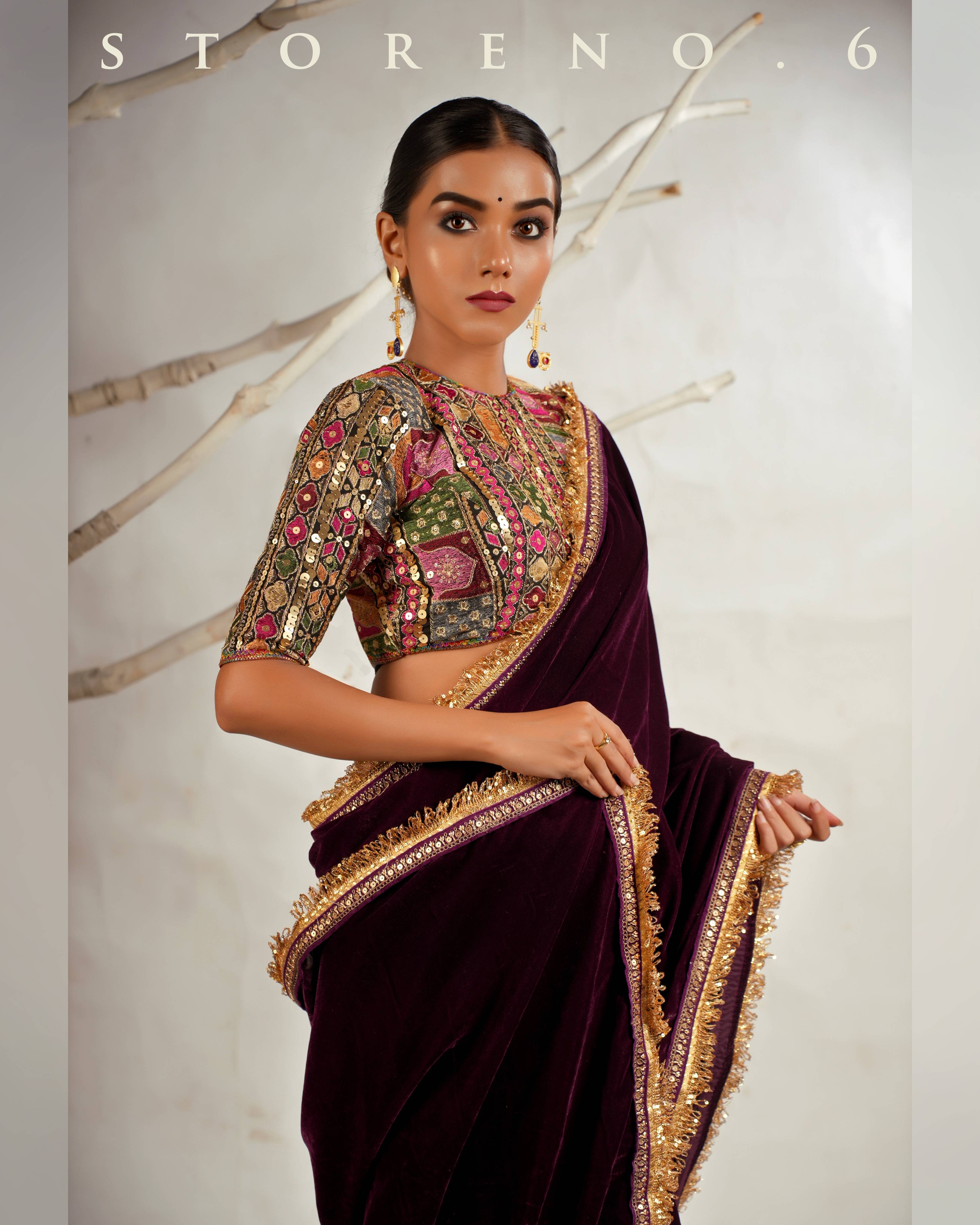 THE WINE WONDER SAREE