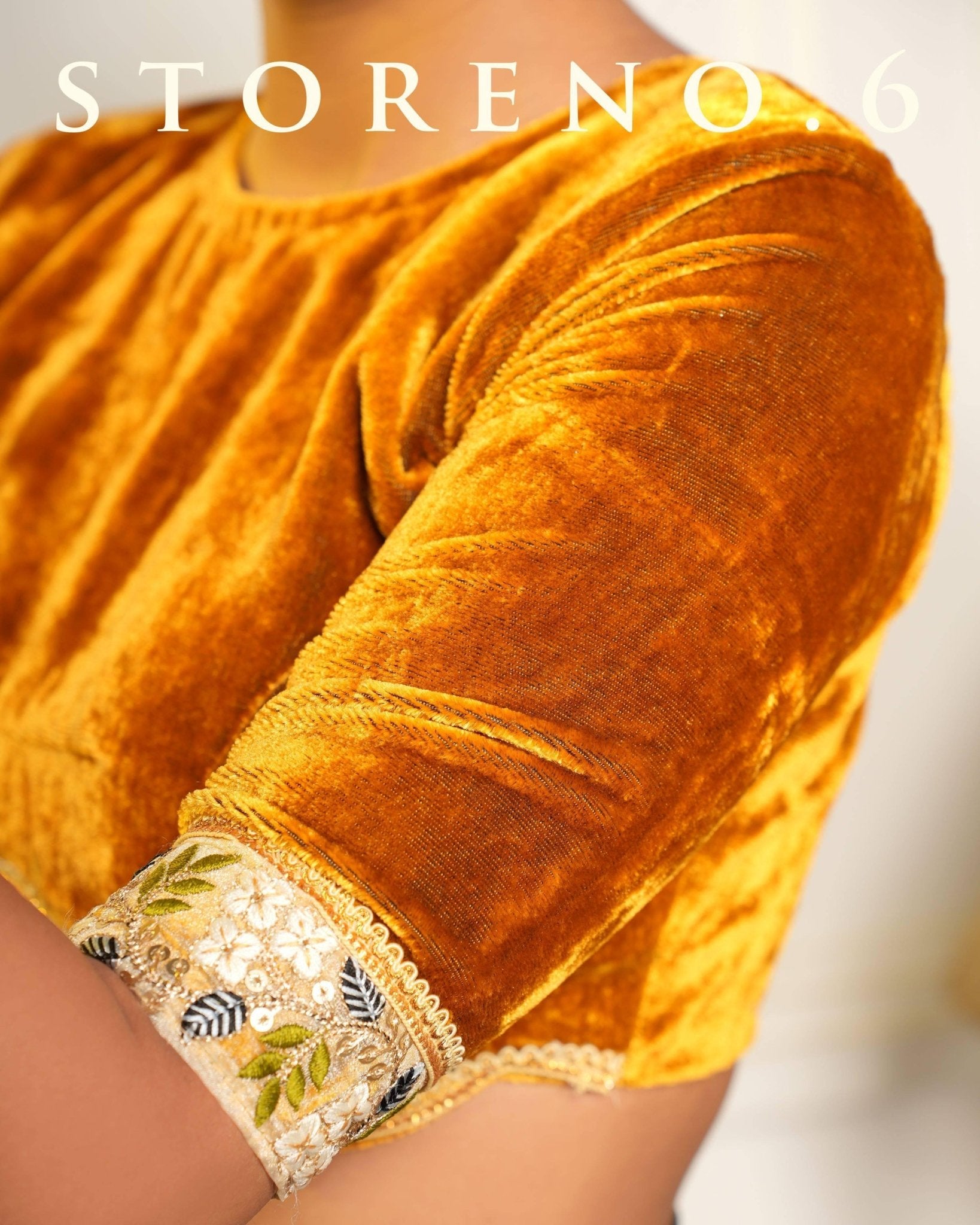 NOOR-E-SONA-Y SAREE WITH MAKHMAL-E-SONA BLOUSE