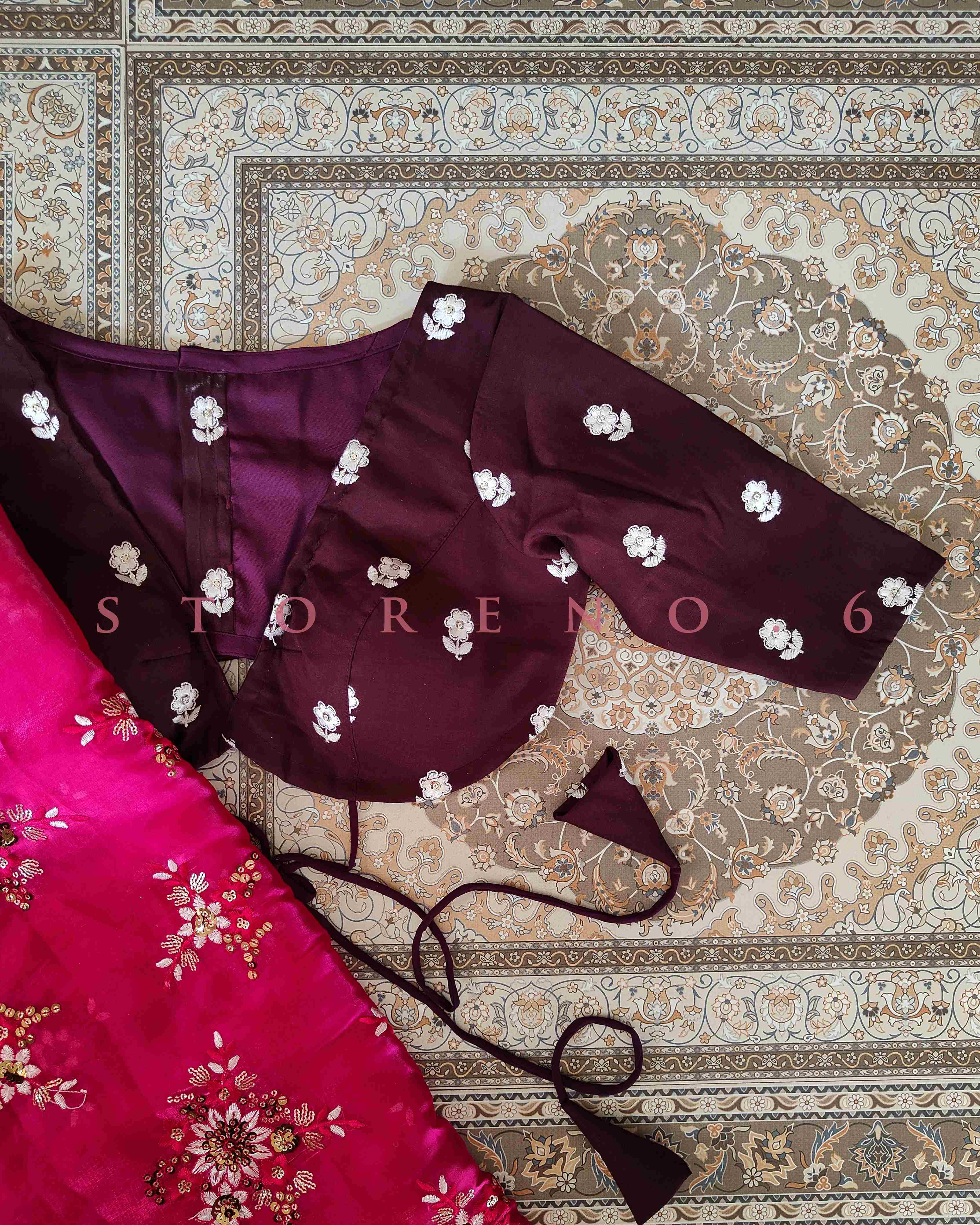 ROSA SAREE AND BLOUSE SET