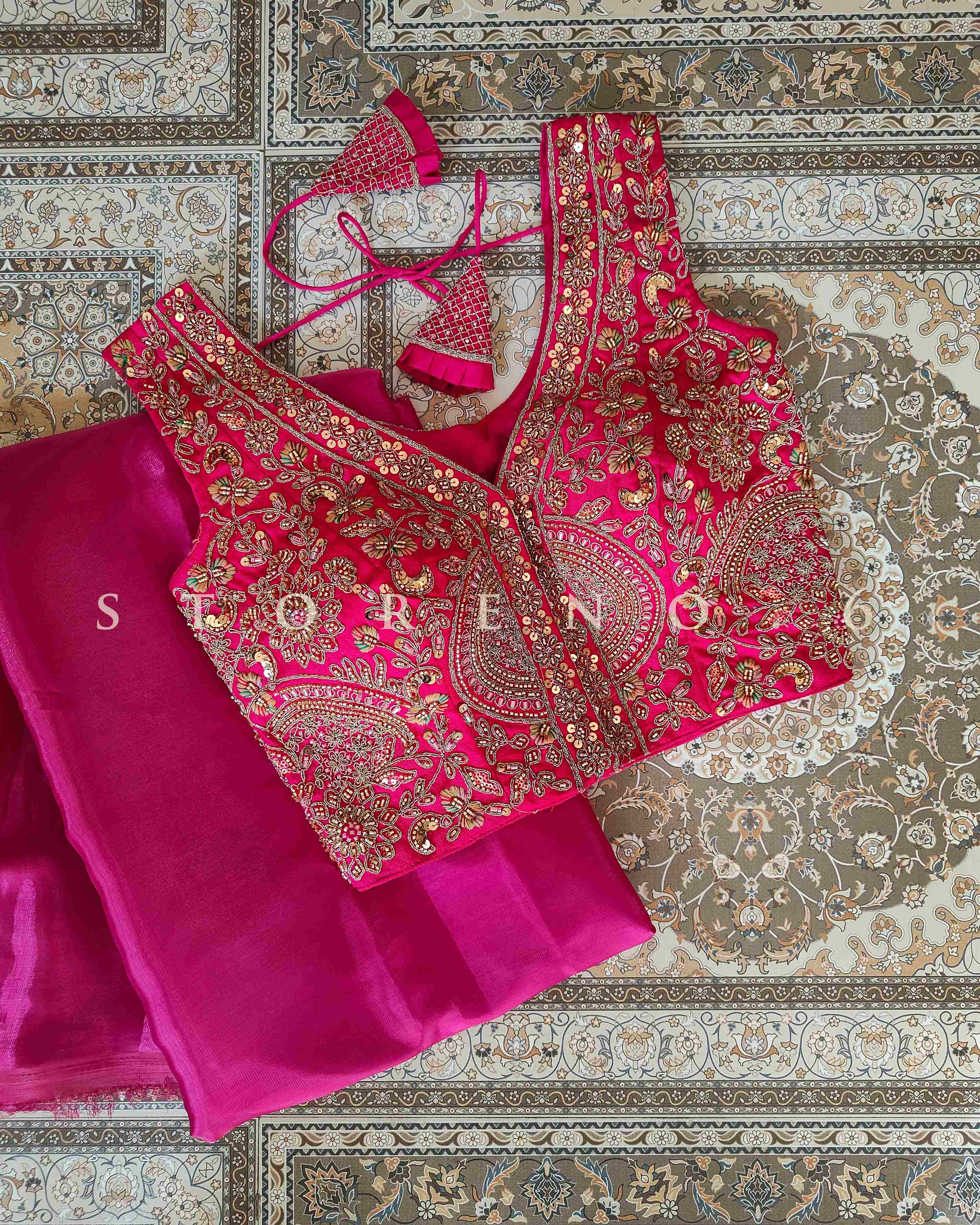 RANI SAREE AND BLOUSE SET