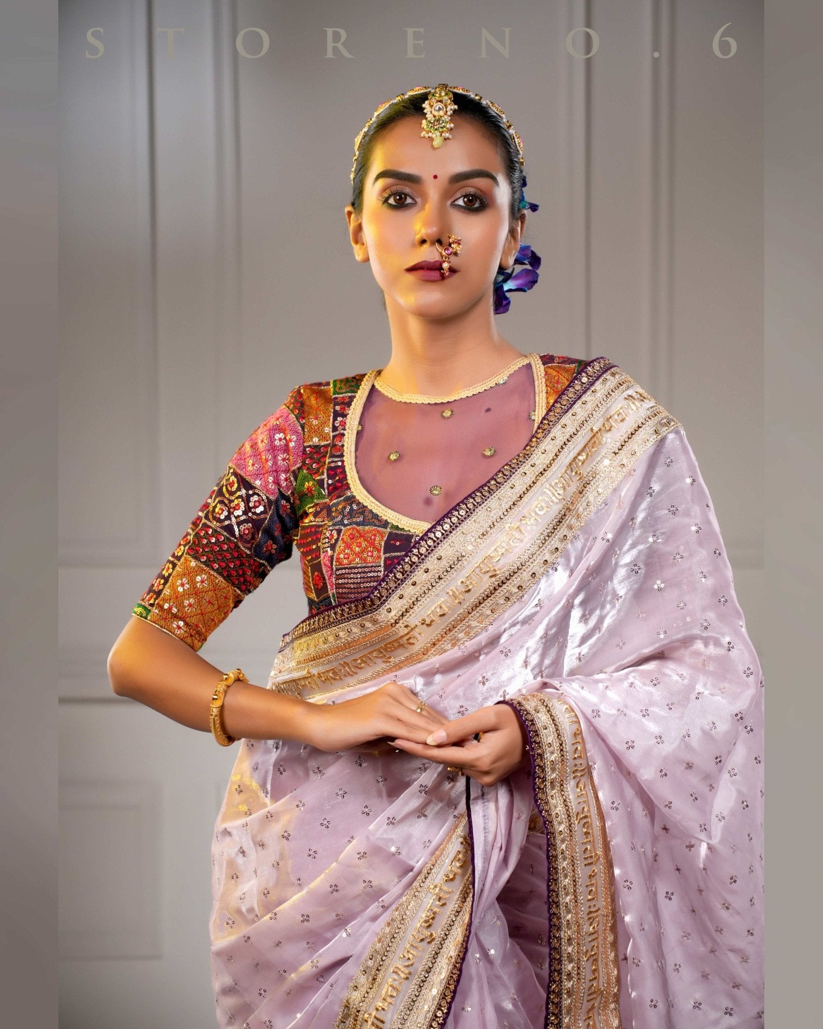 ROYAL BLUSH QUEEN SAREE