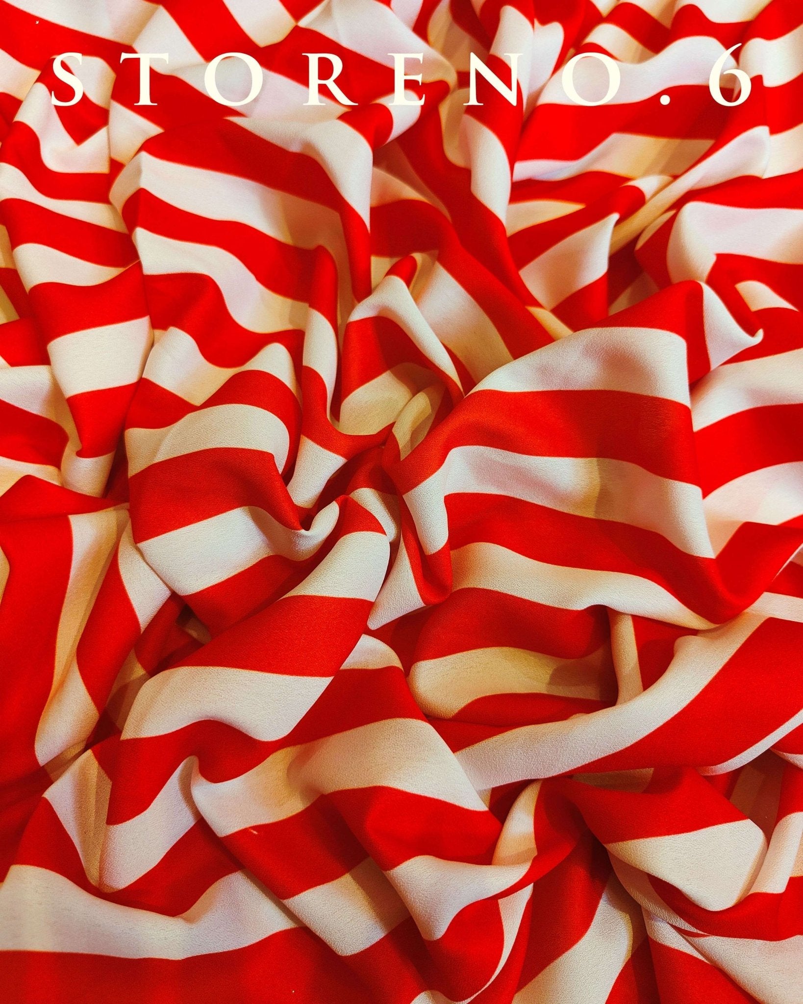 FLOURISHING SCARLET RED STREAK SAREE