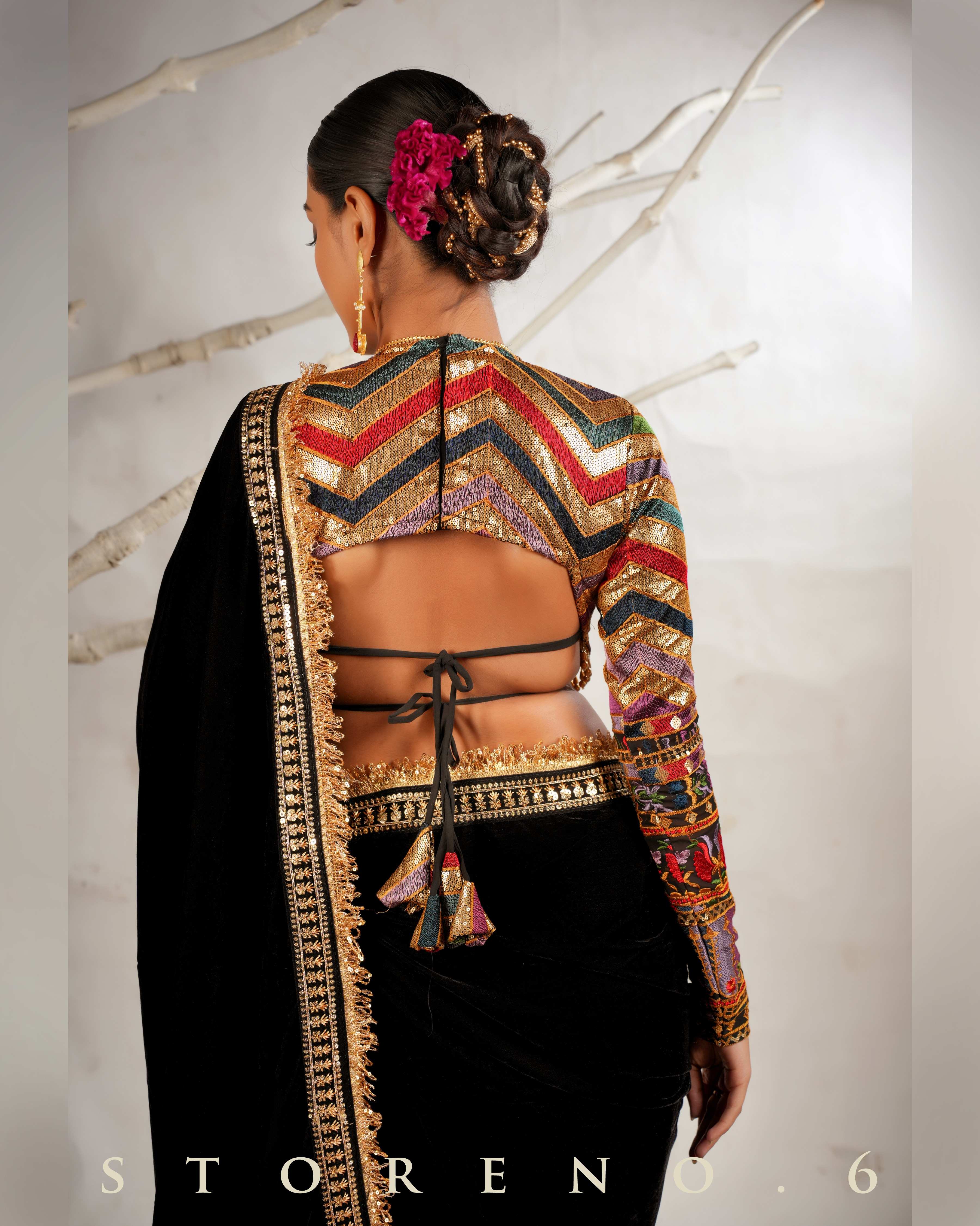 THE DARK DARLING SAREE