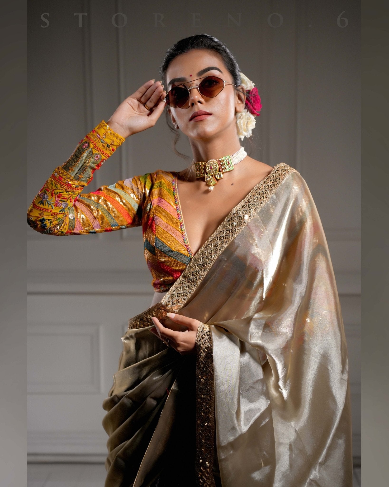 NOOR-E-SONA-Y SAREE