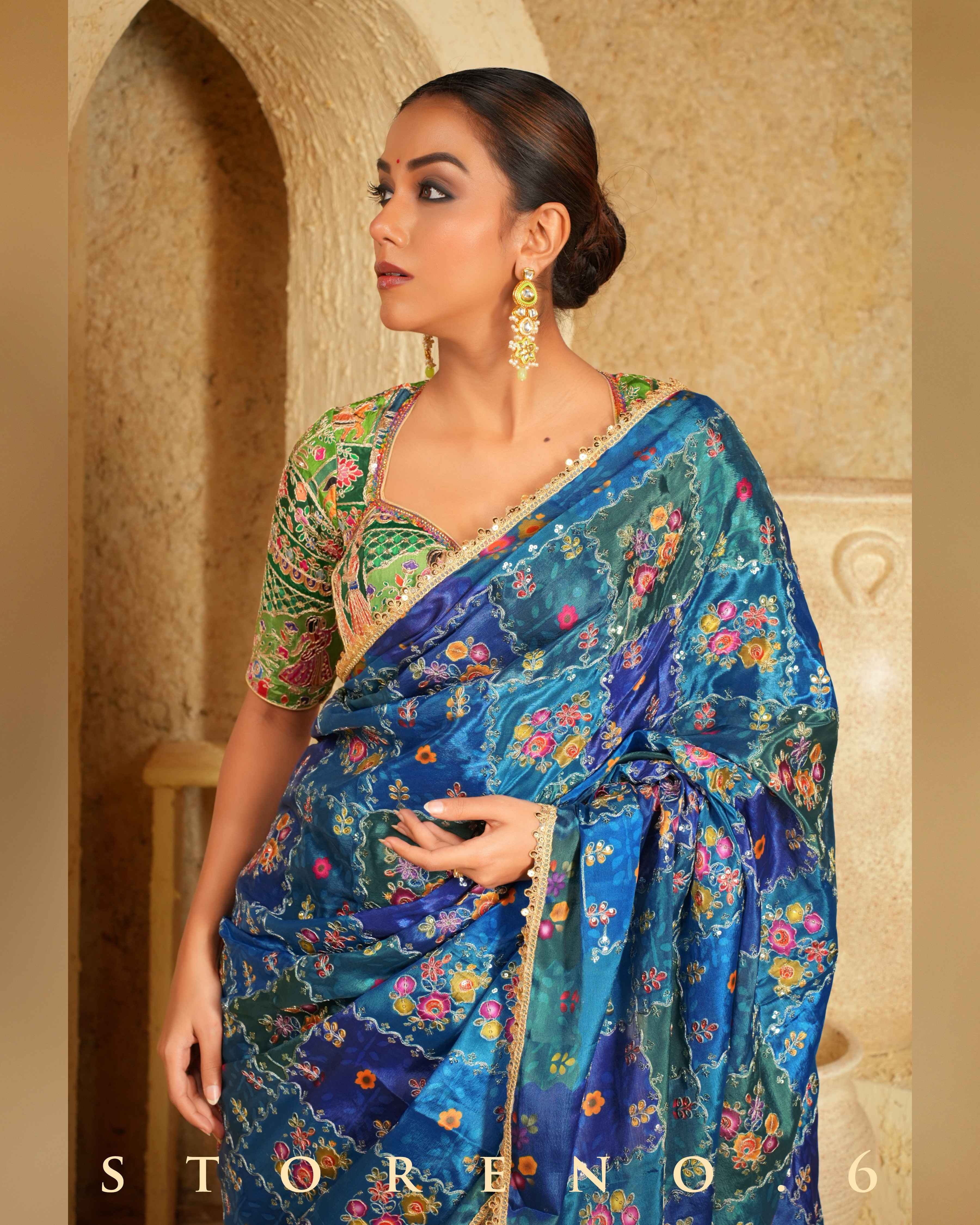 BLUEBERRY BLOCKBUSTER SAREE