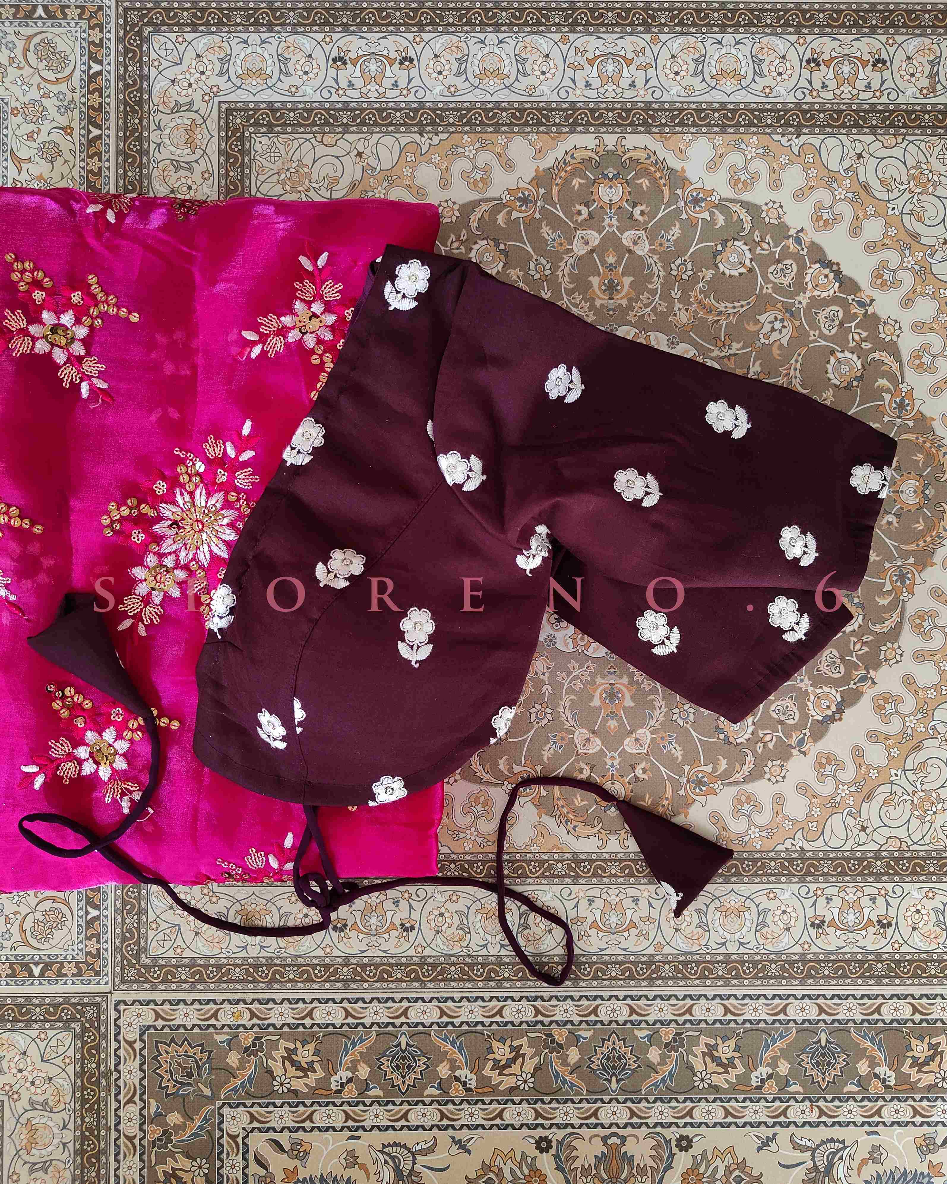 ROSA SAREE AND BLOUSE SET