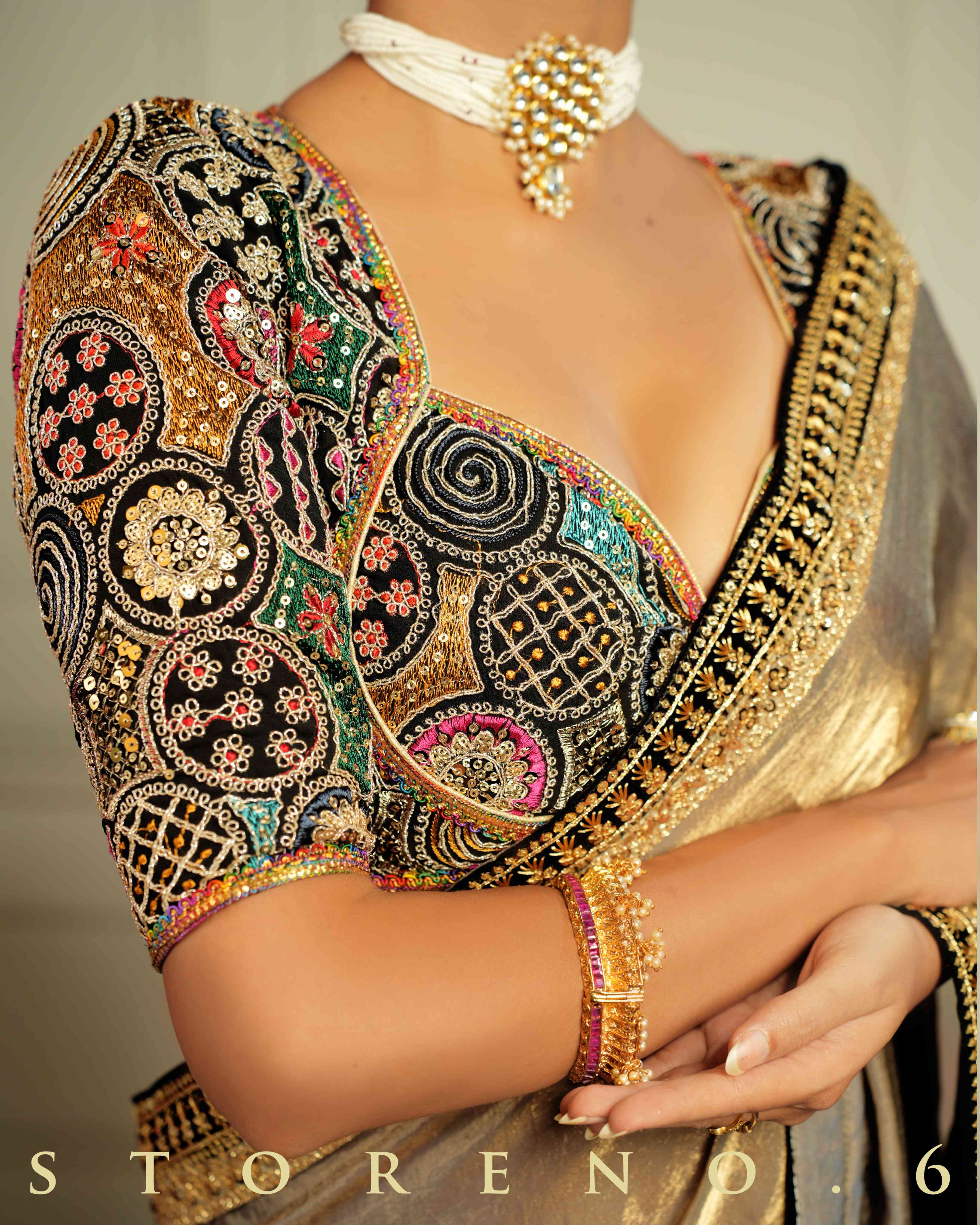 BAAHAR-E-SIAH BLOUSE