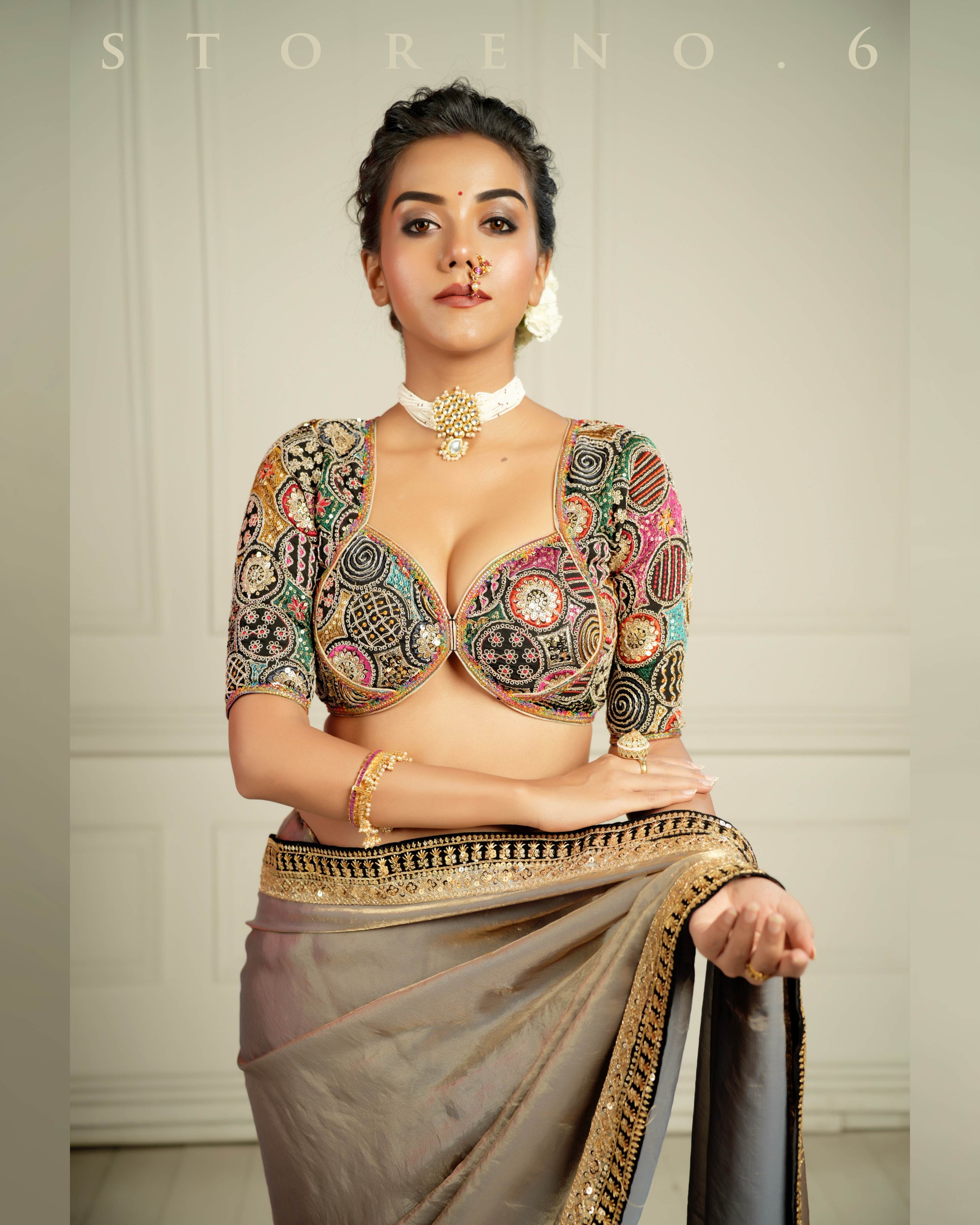 BAAHAR-E-SIAH BLOUSE