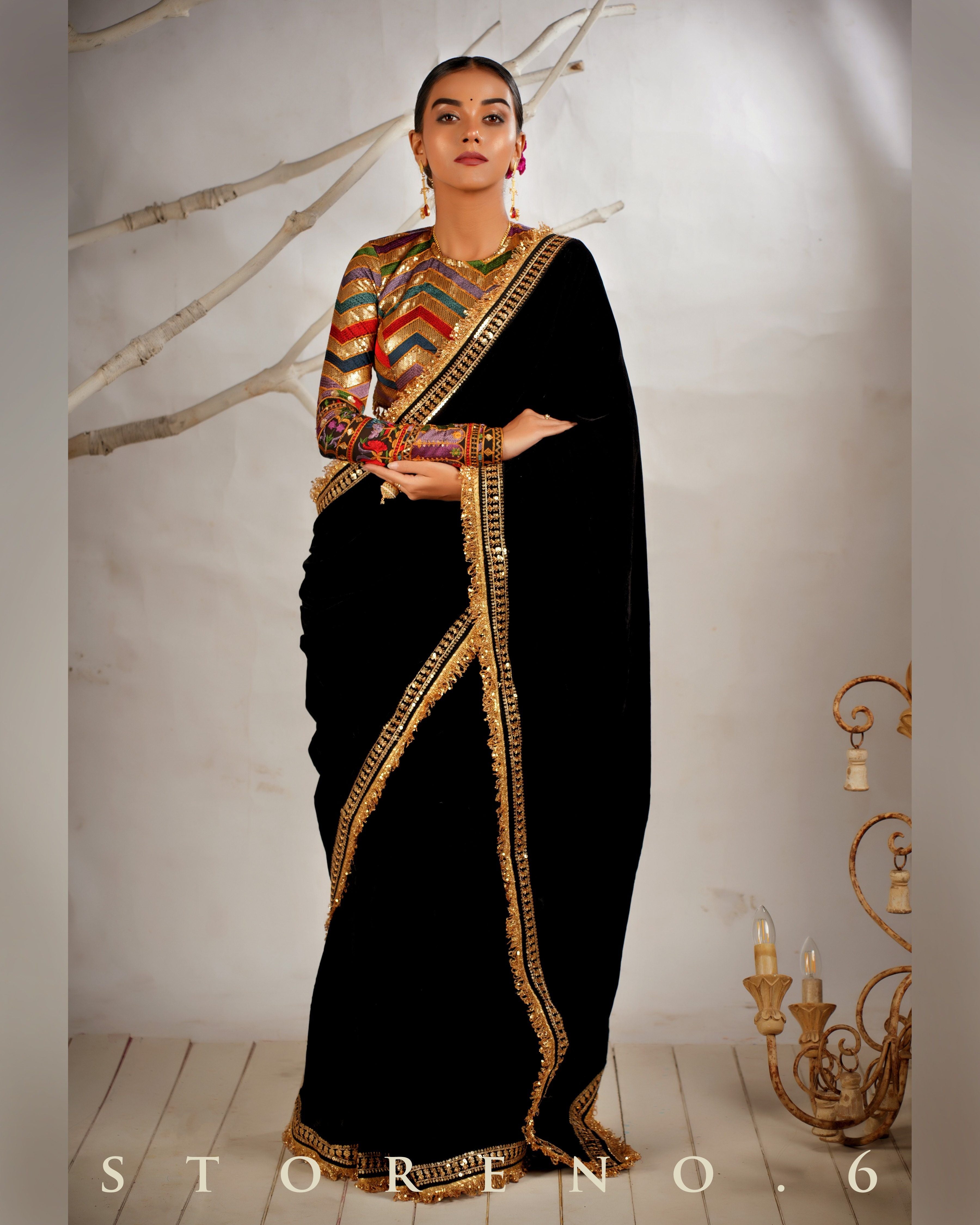 THE DARK DARLING SAREE