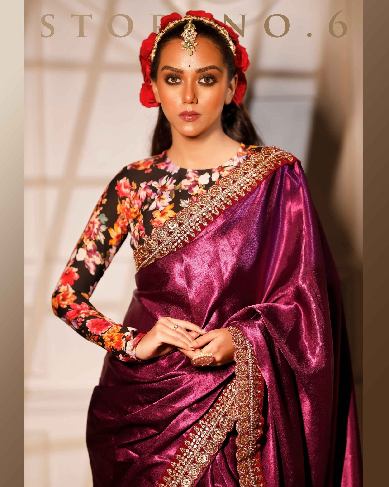 MAGICAL MULBERRY READY-TO-WEAR SAREE